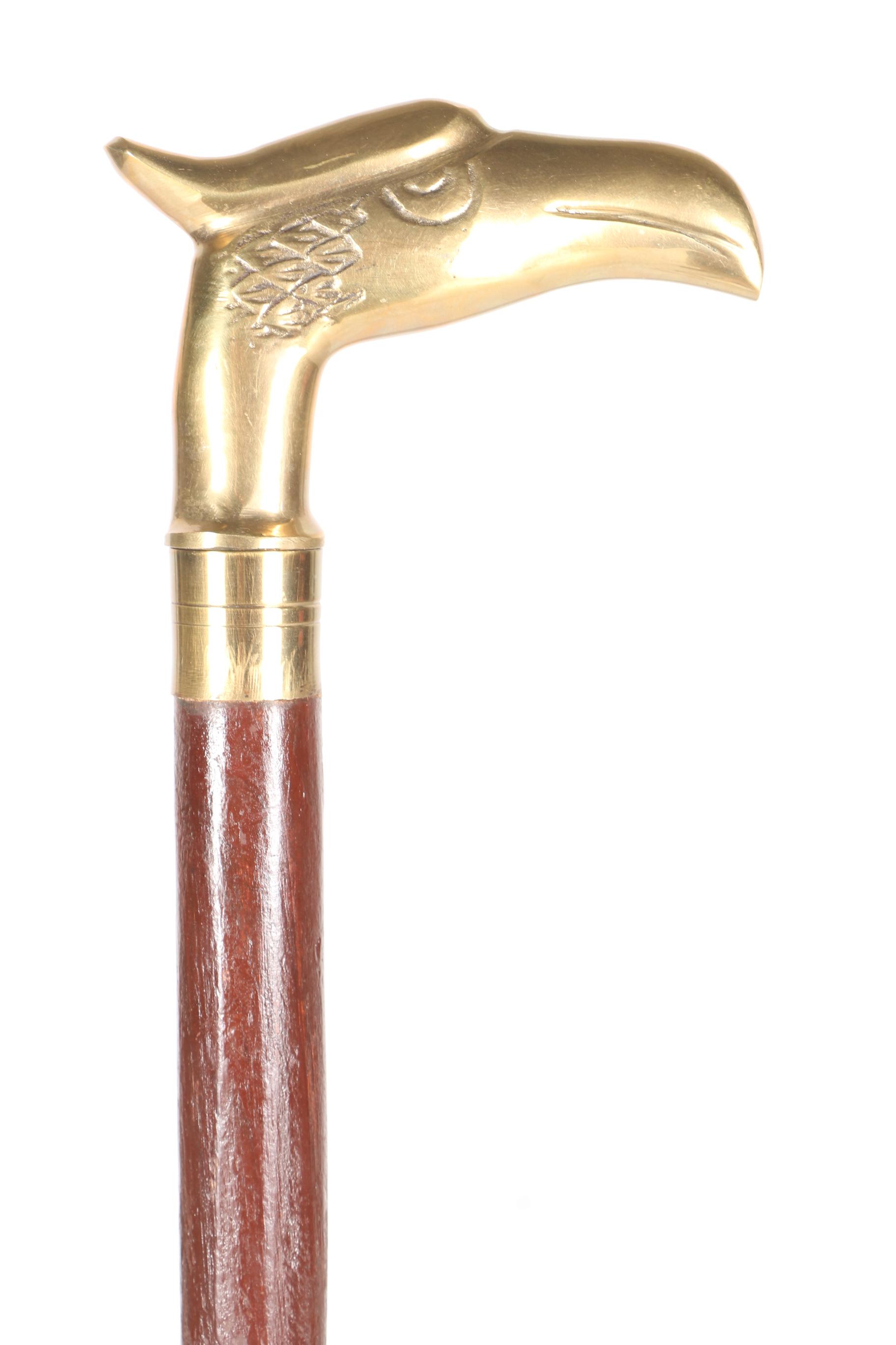 Wooden and Metallic Canes Including Sword Cane