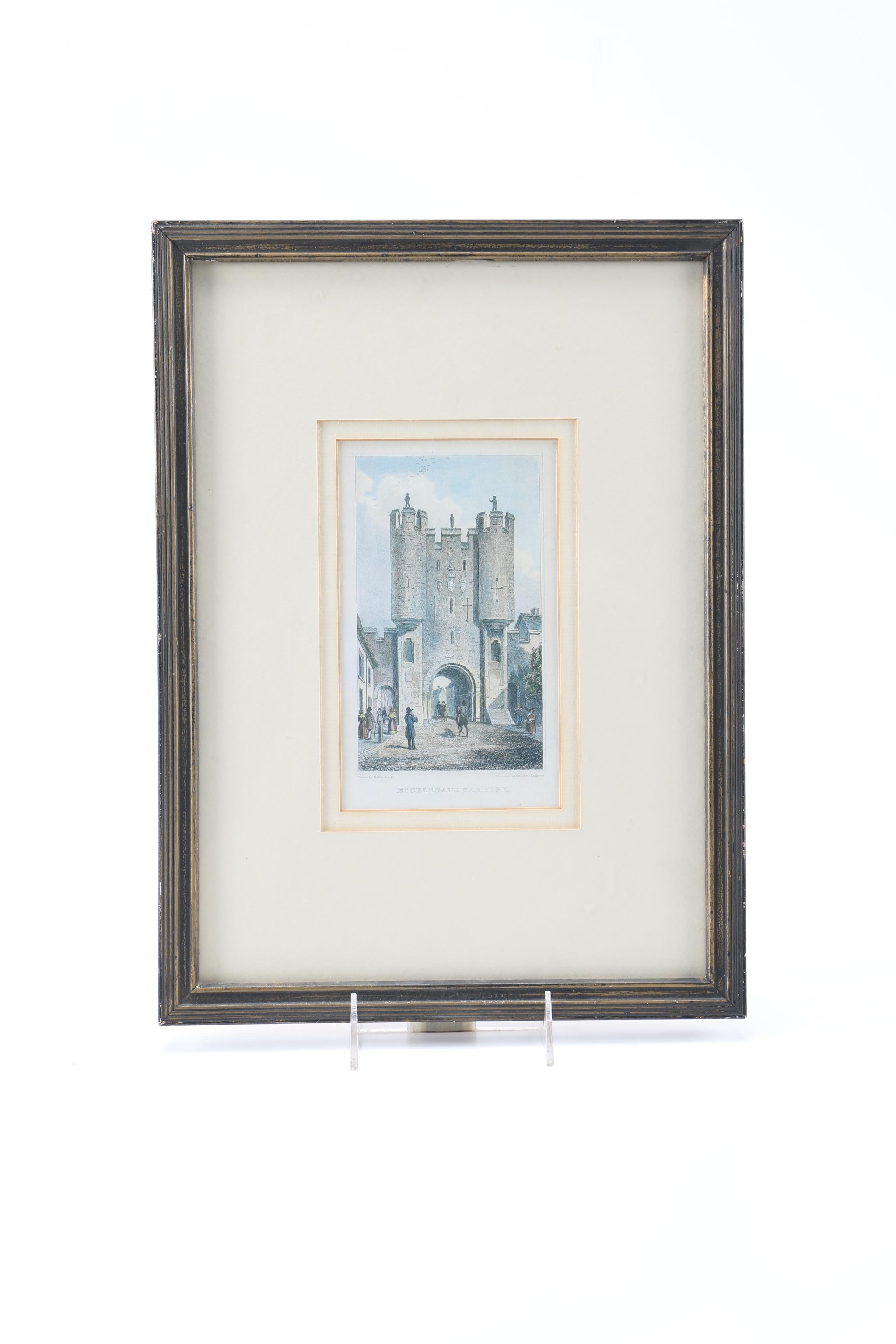 "Micklegate Bar and Monk Bar, York" Offset Lithograph Prints