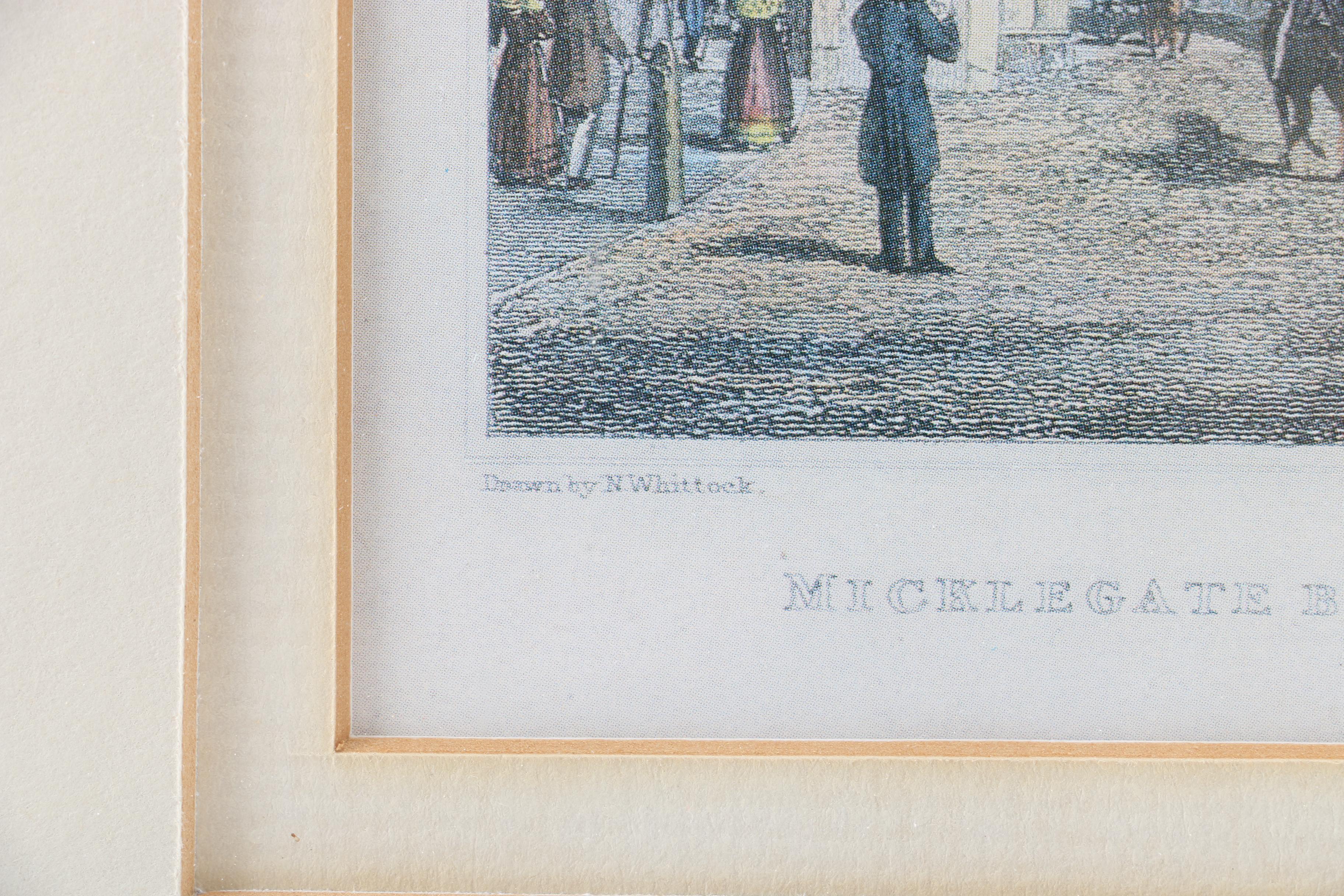 "Micklegate Bar and Monk Bar, York" Offset Lithograph Prints