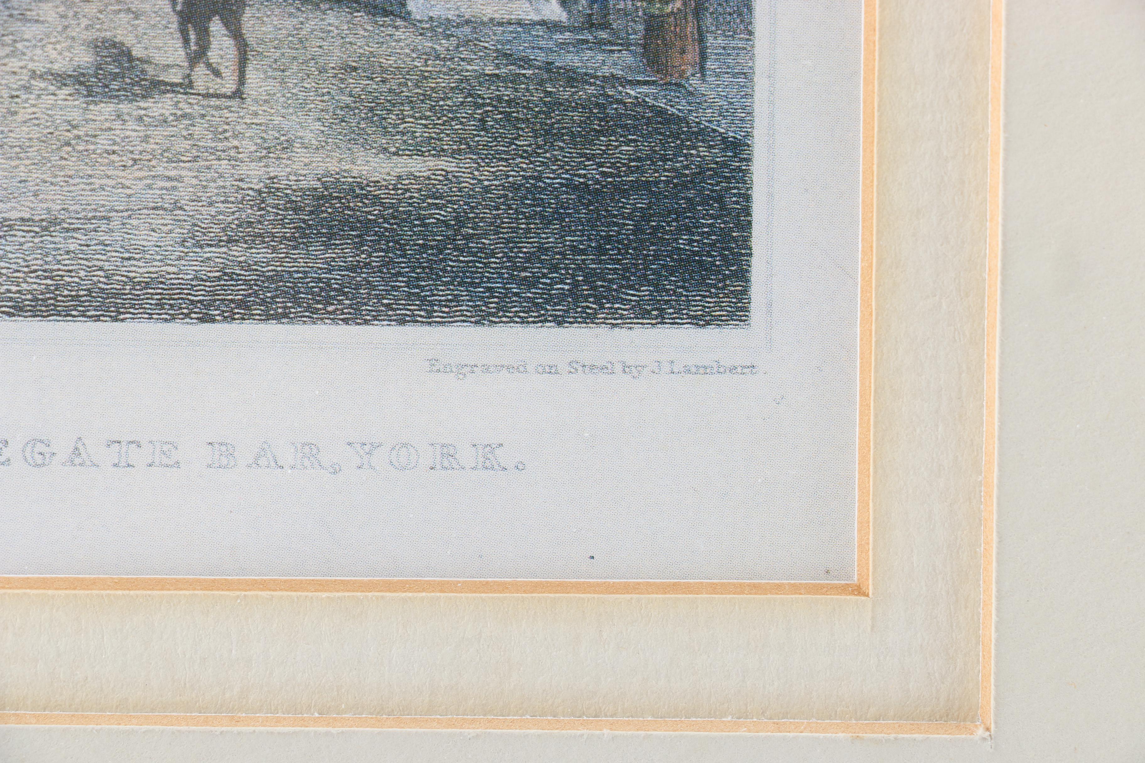 "Micklegate Bar and Monk Bar, York" Offset Lithograph Prints