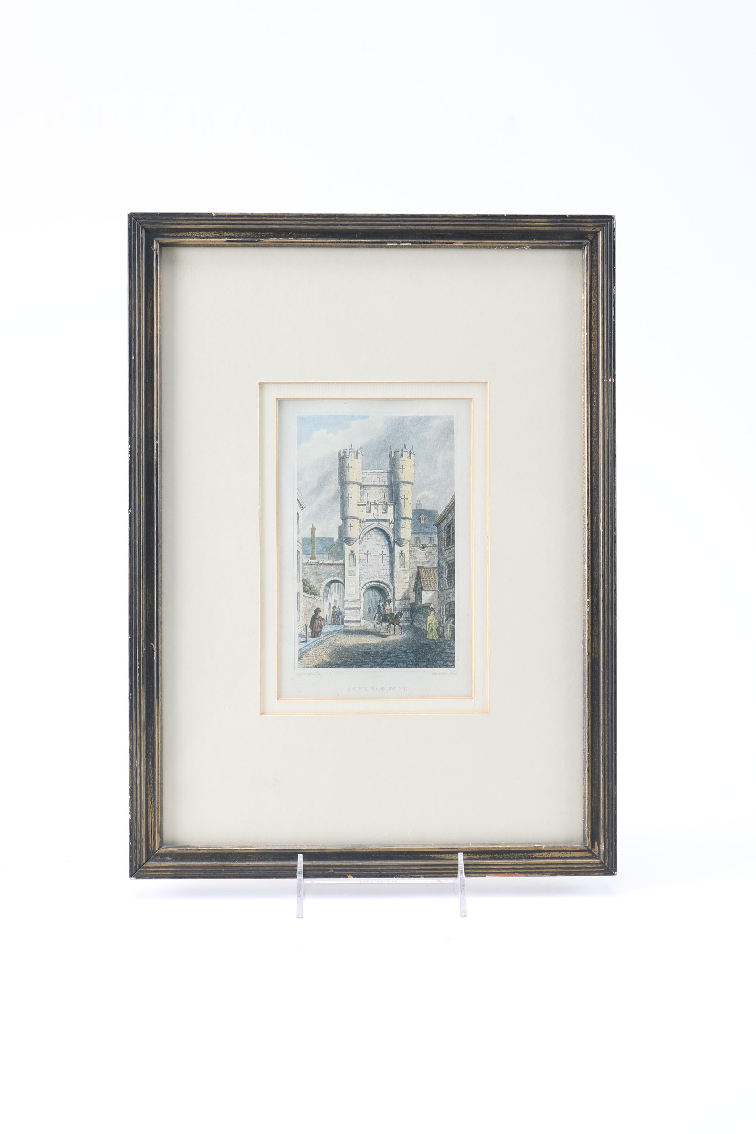 "Micklegate Bar and Monk Bar, York" Offset Lithograph Prints
