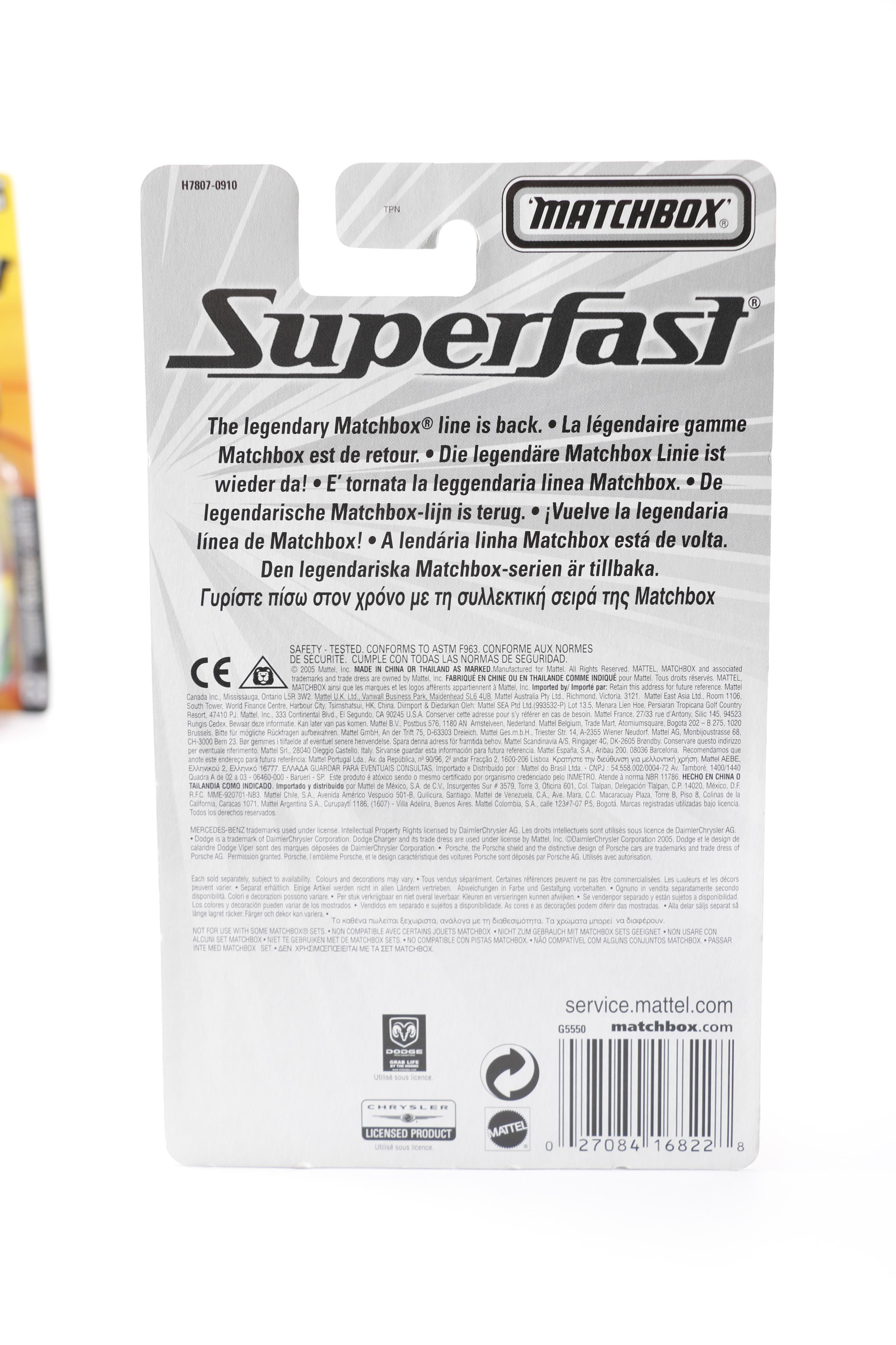 Matchbox Superfast Limited Edition Toy Cars