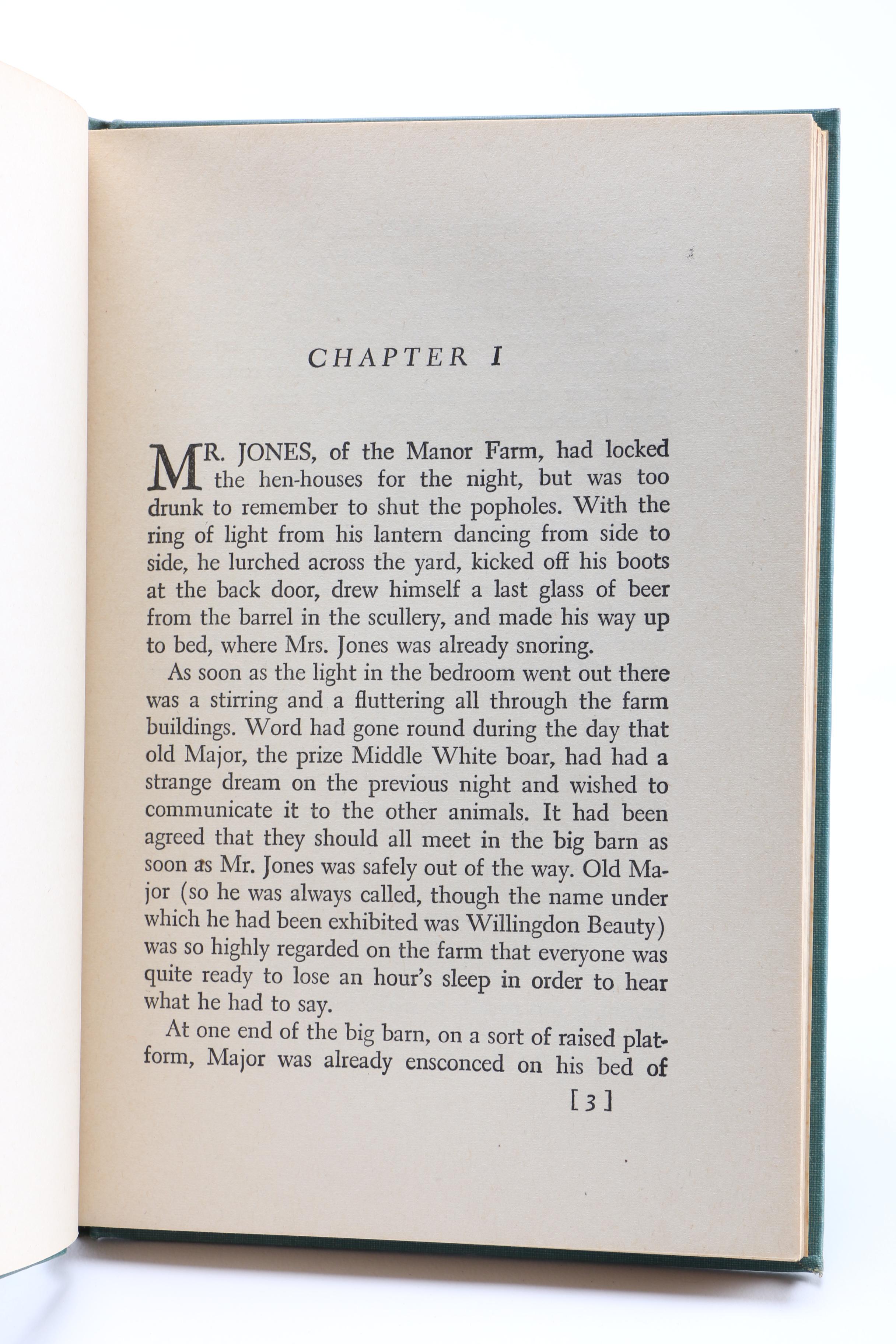 Early Editions of "Animal Farm" and "Shooting an Elephant and Other Essays" by George Orwell