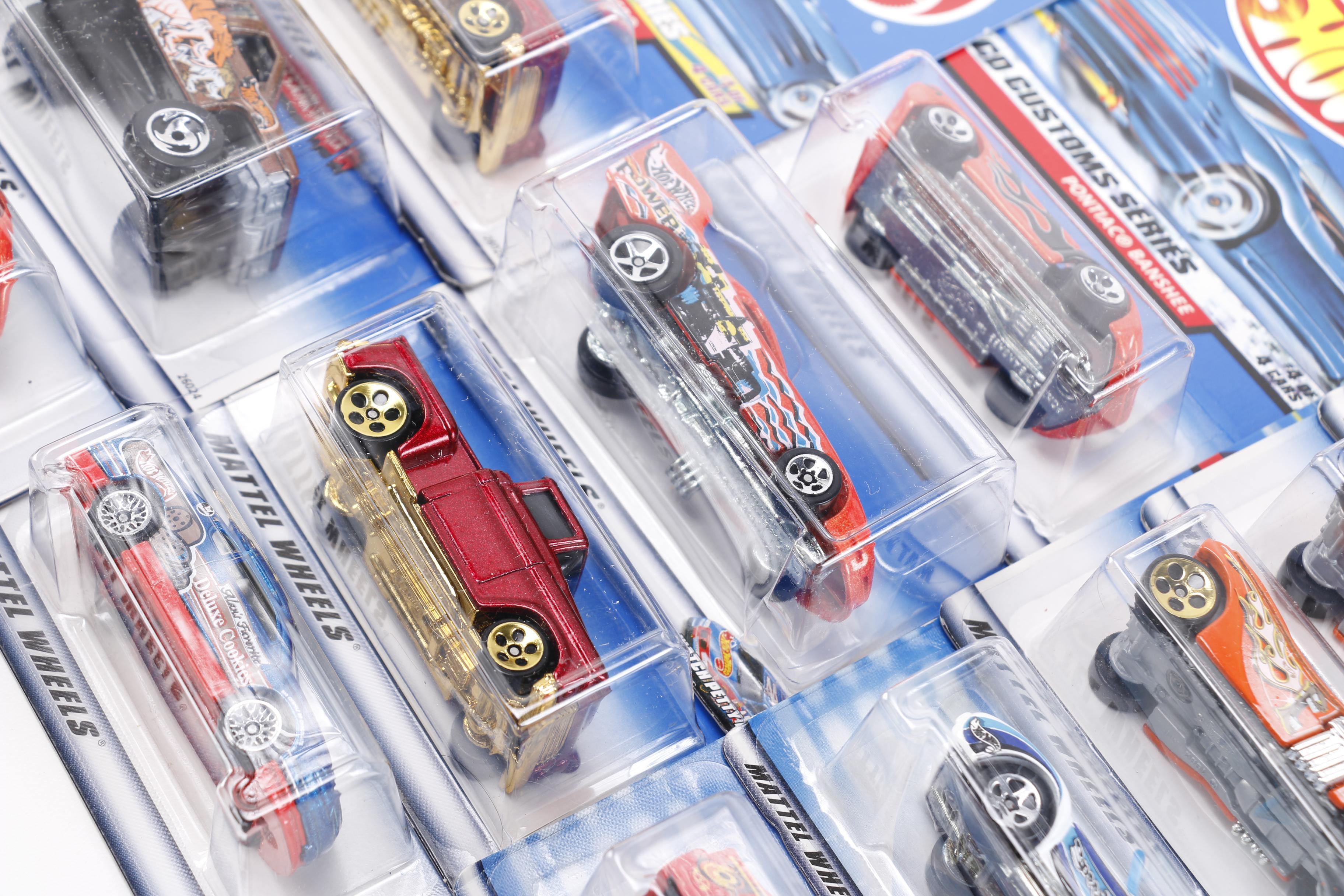 Assortment of Hot Wheels Cars