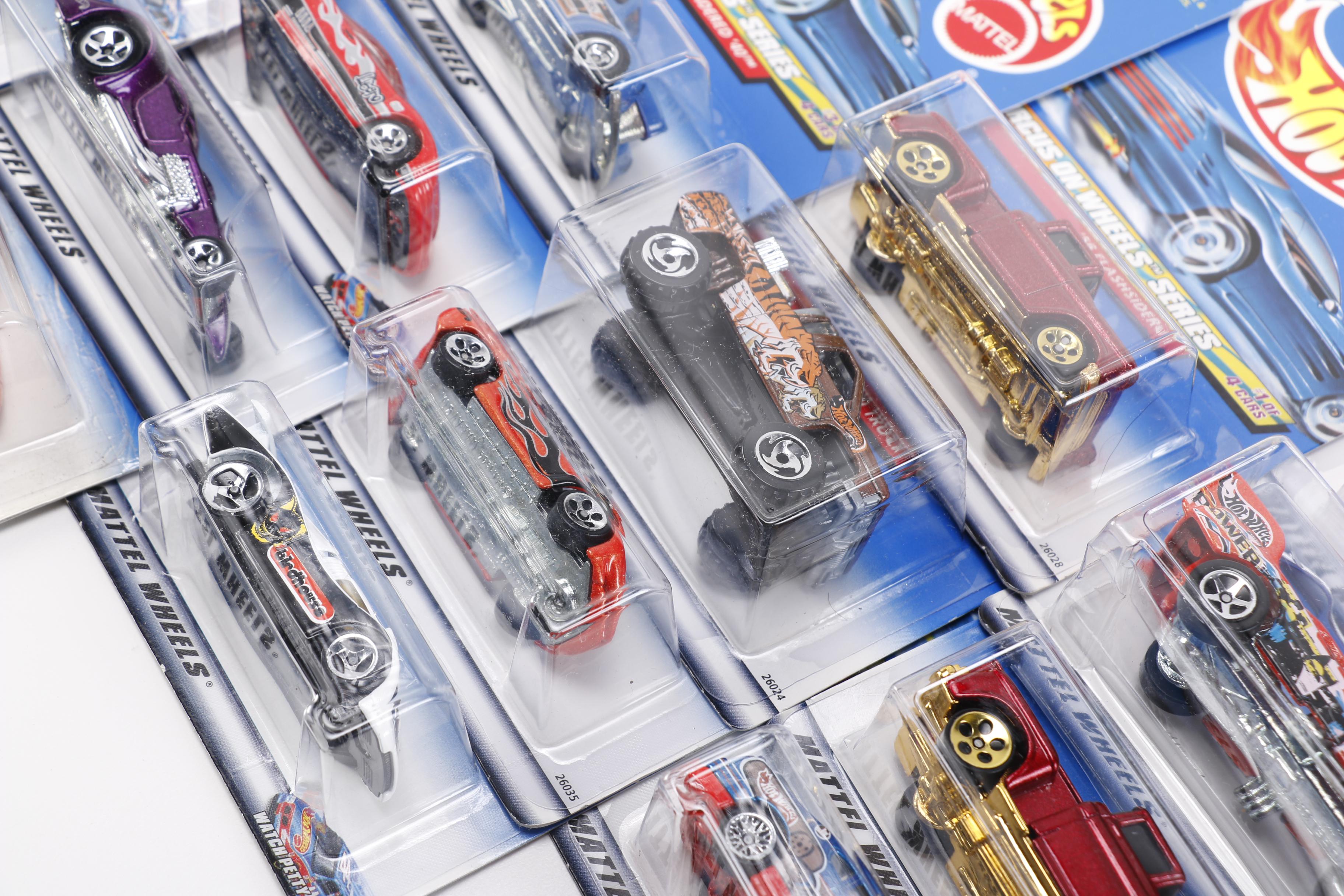 Assortment of Hot Wheels Cars