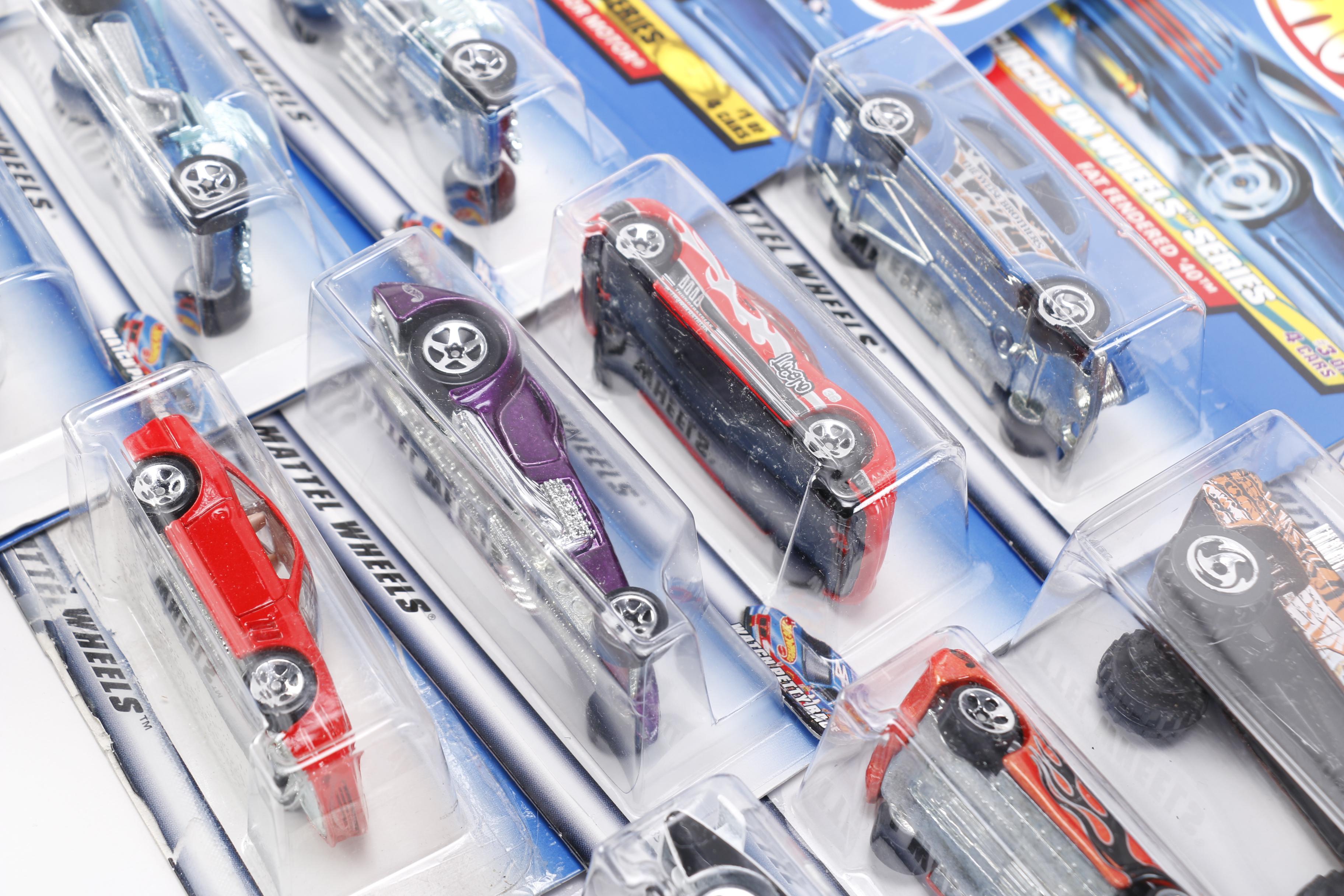 Assortment of Hot Wheels Cars