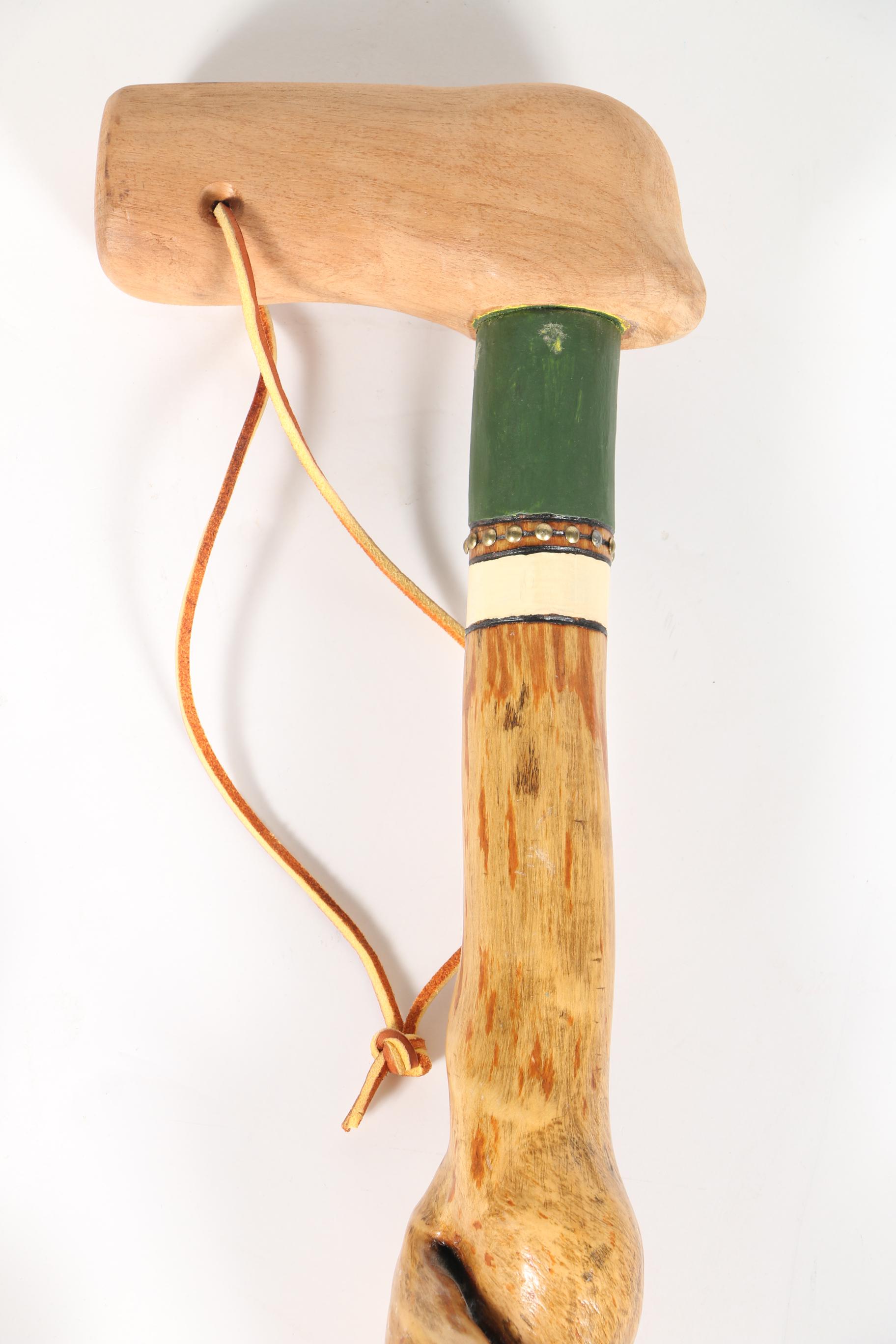 Figural Wooden Twisted Canes