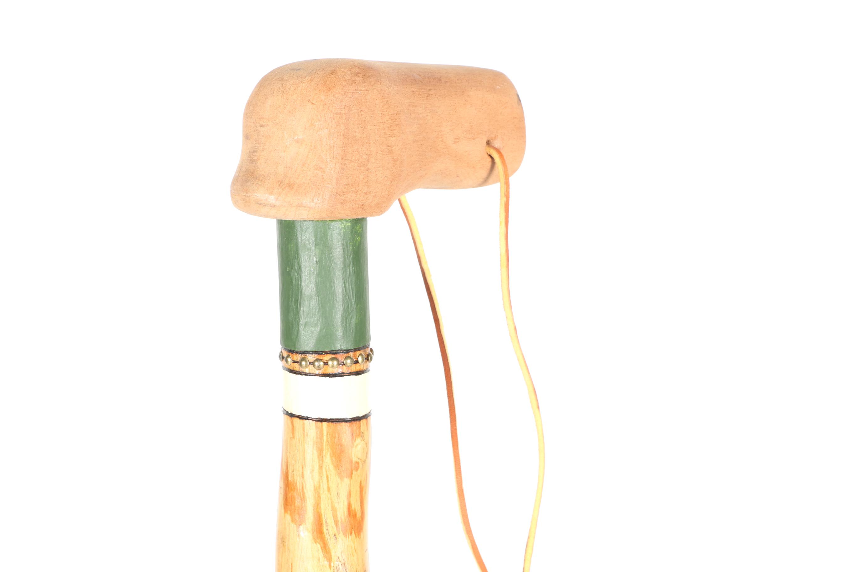 Figural Wooden Twisted Canes