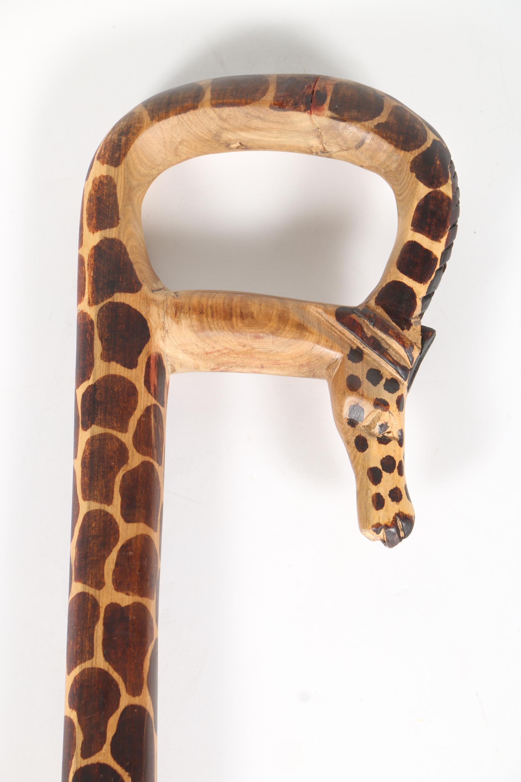 Figural Wooden Twisted Canes