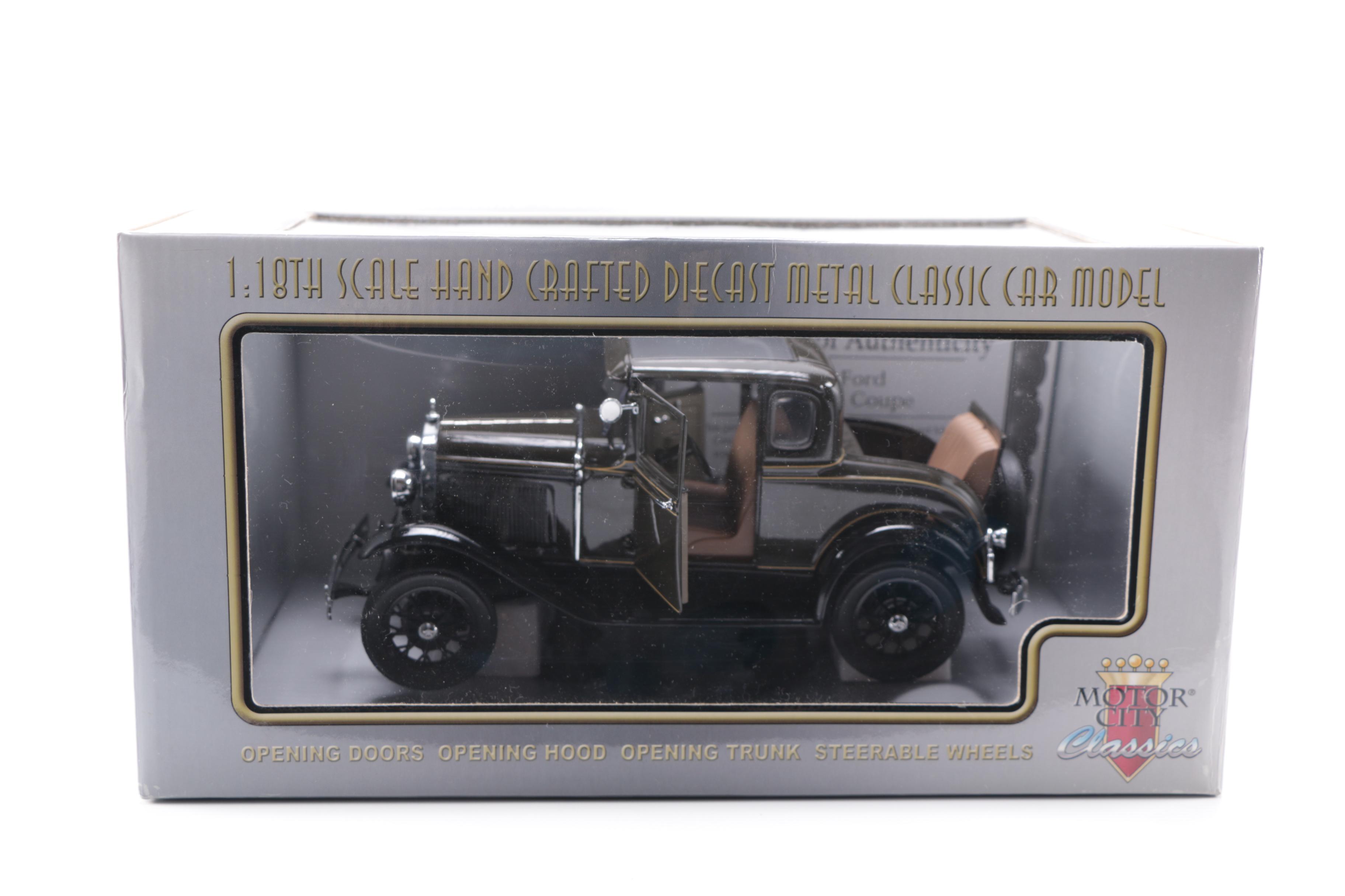 Die-Cast Cars Including Motor City Classics