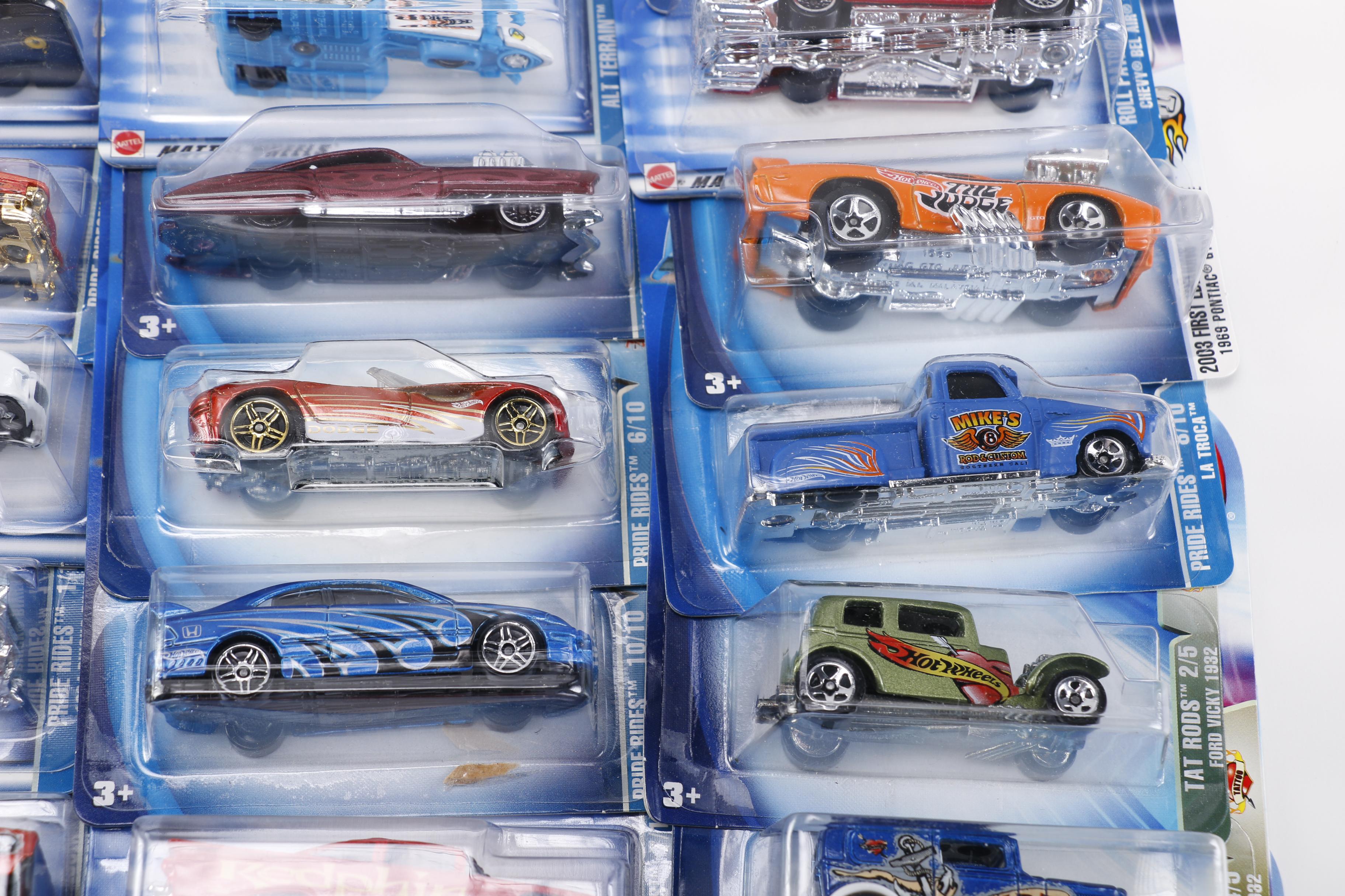 Large Collection of Hot Wheels Cars