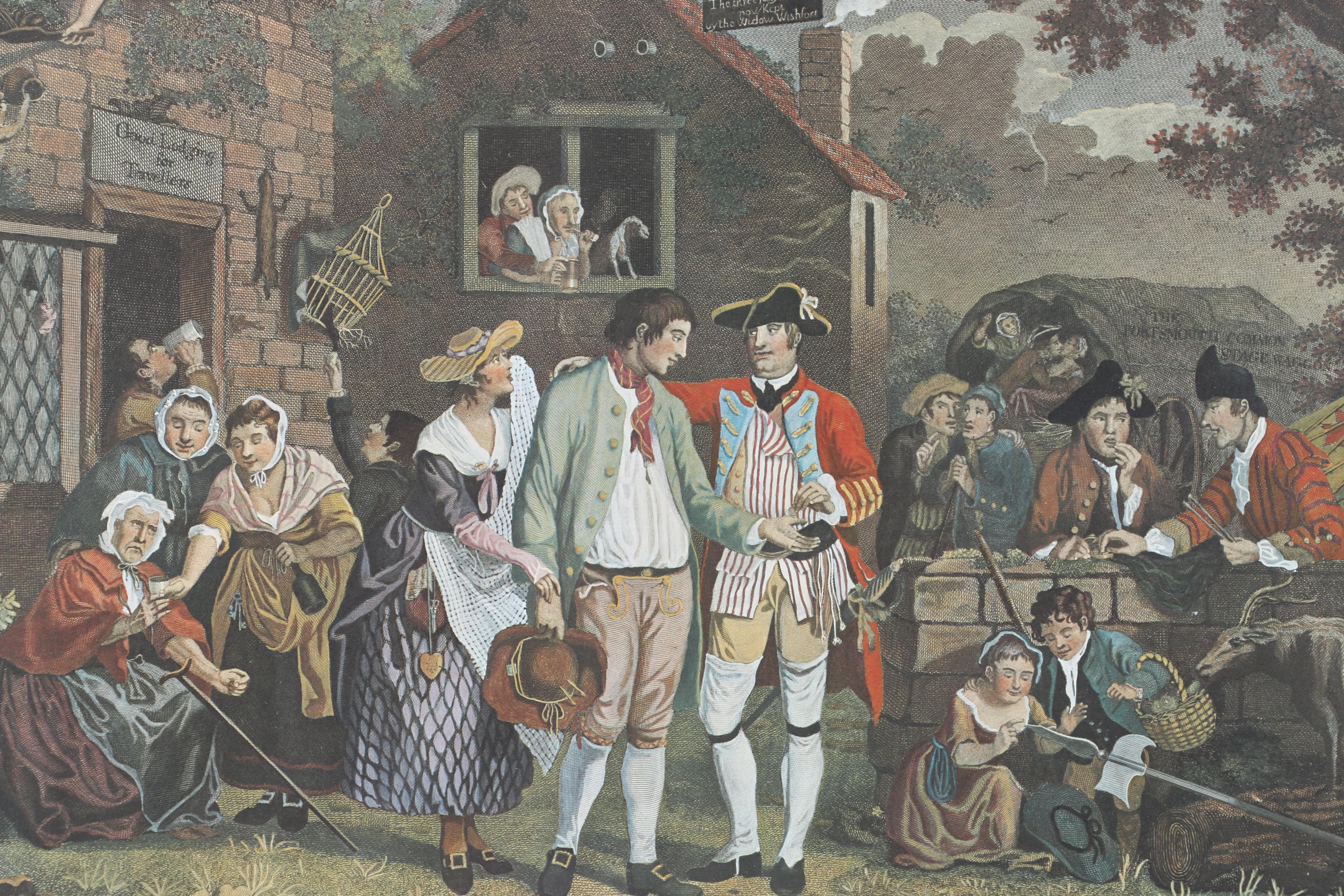 John Collett Offset Lithograph "The Recruiting Serjeant"