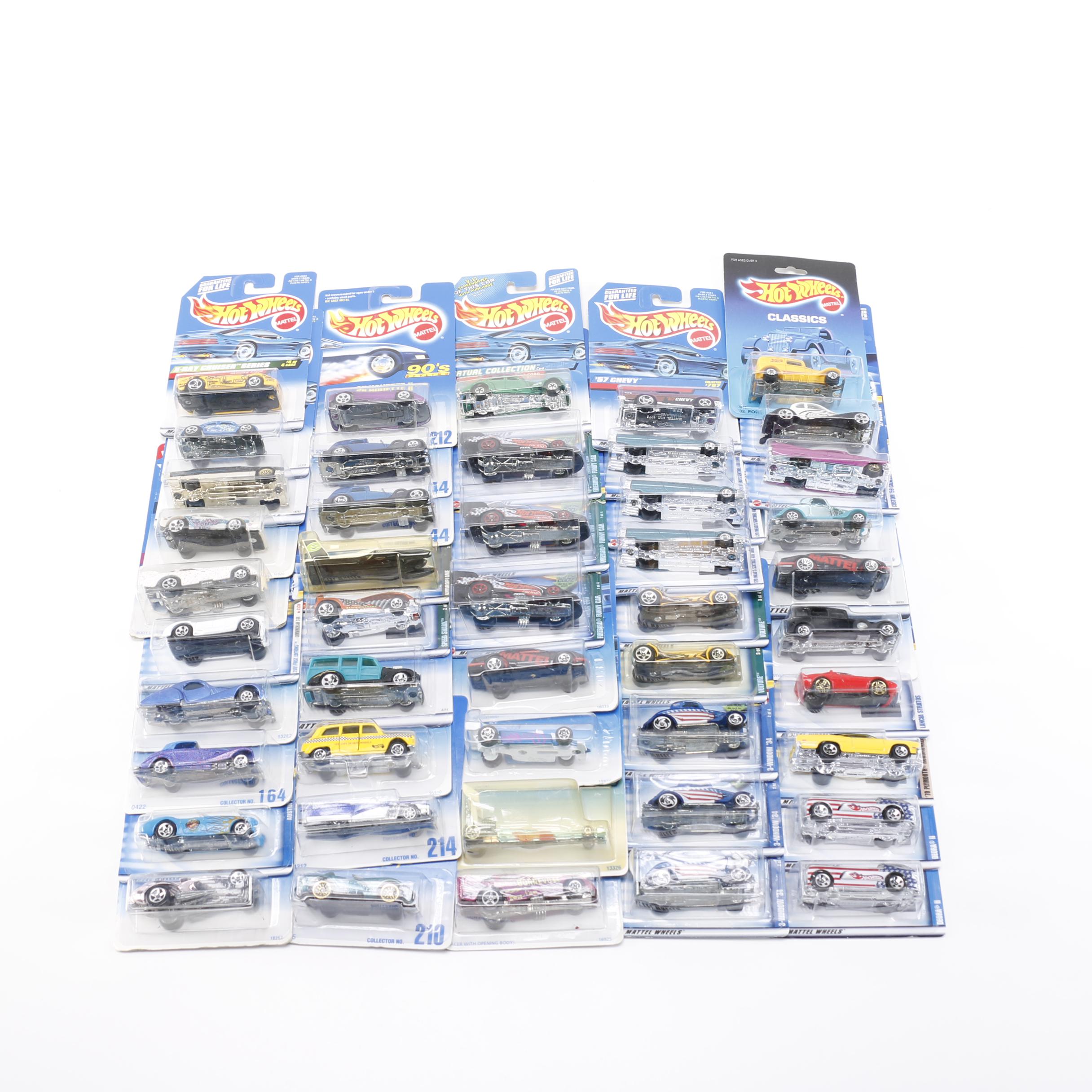 Collection of Hot Wheels Cars