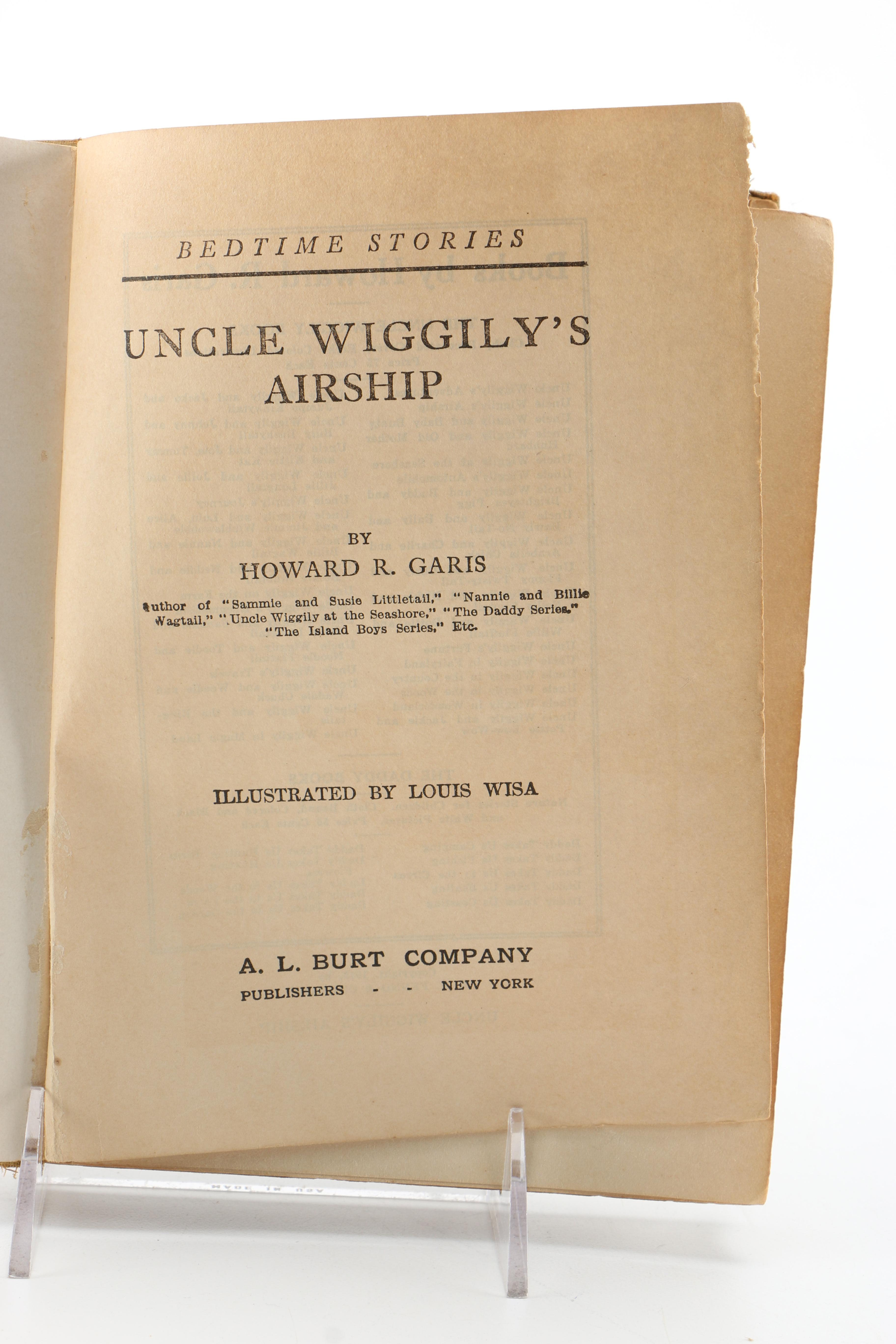 Vintage Uncle Wiggily Books