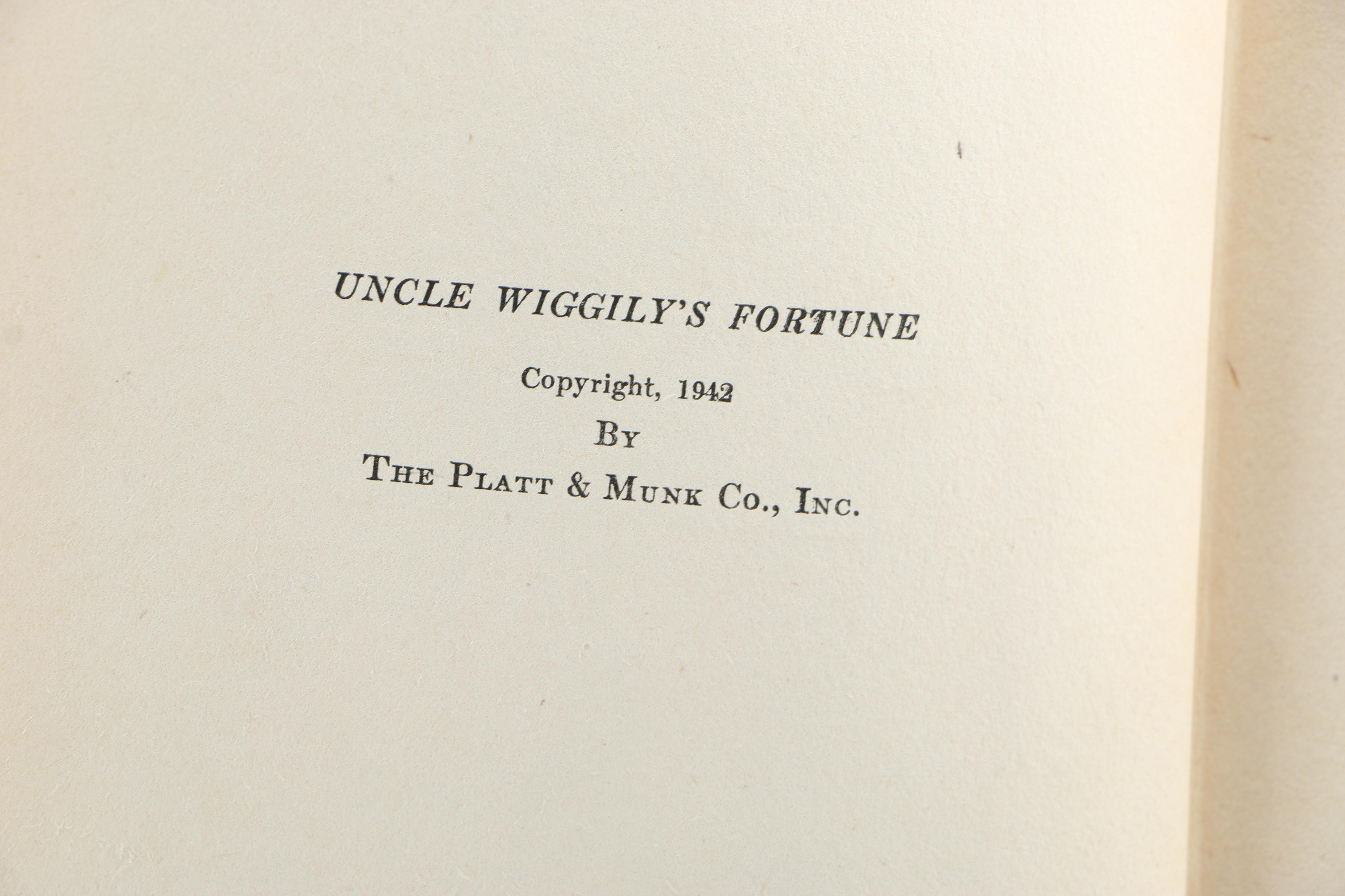 Vintage Uncle Wiggily Books
