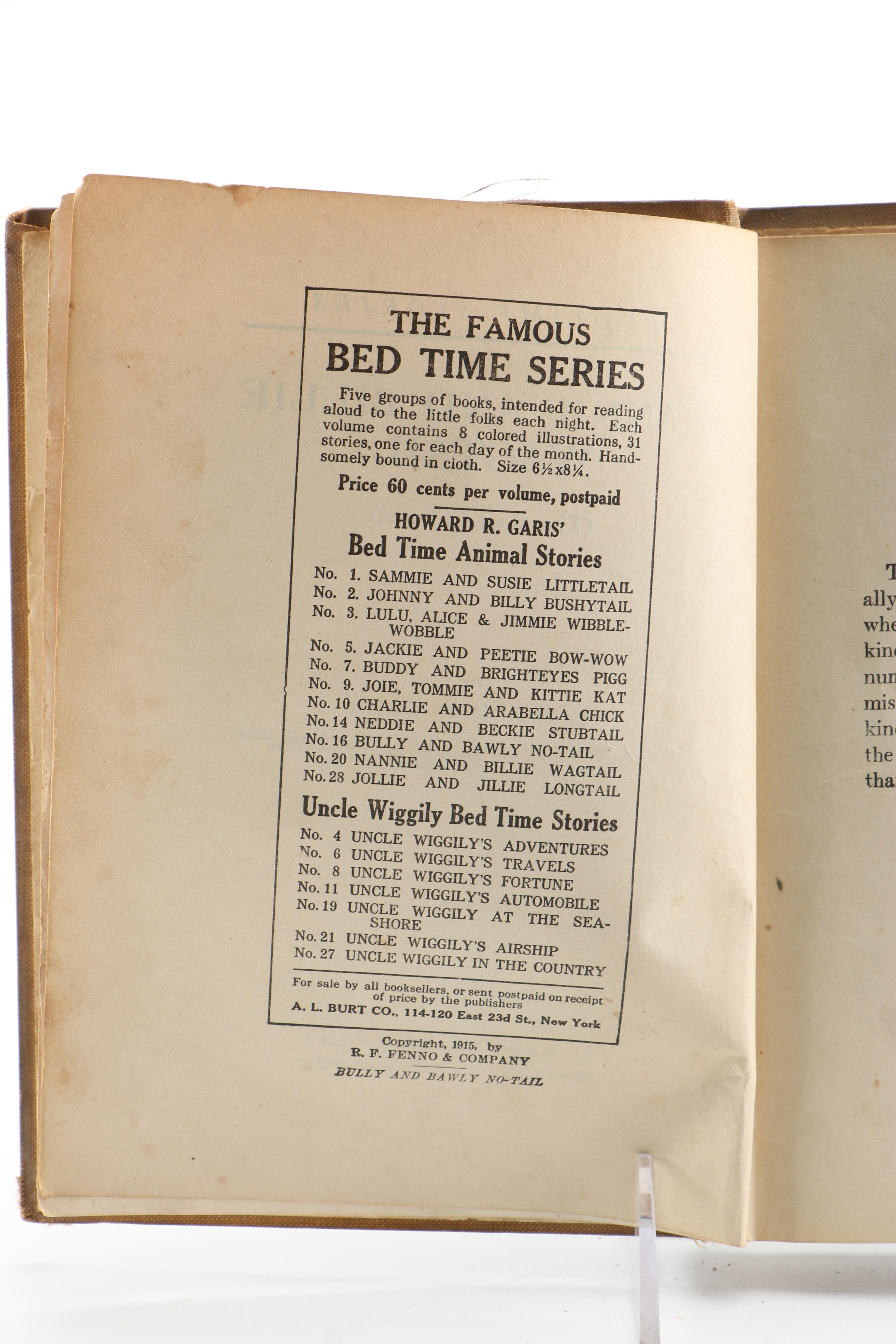 Vintage Uncle Wiggily Books