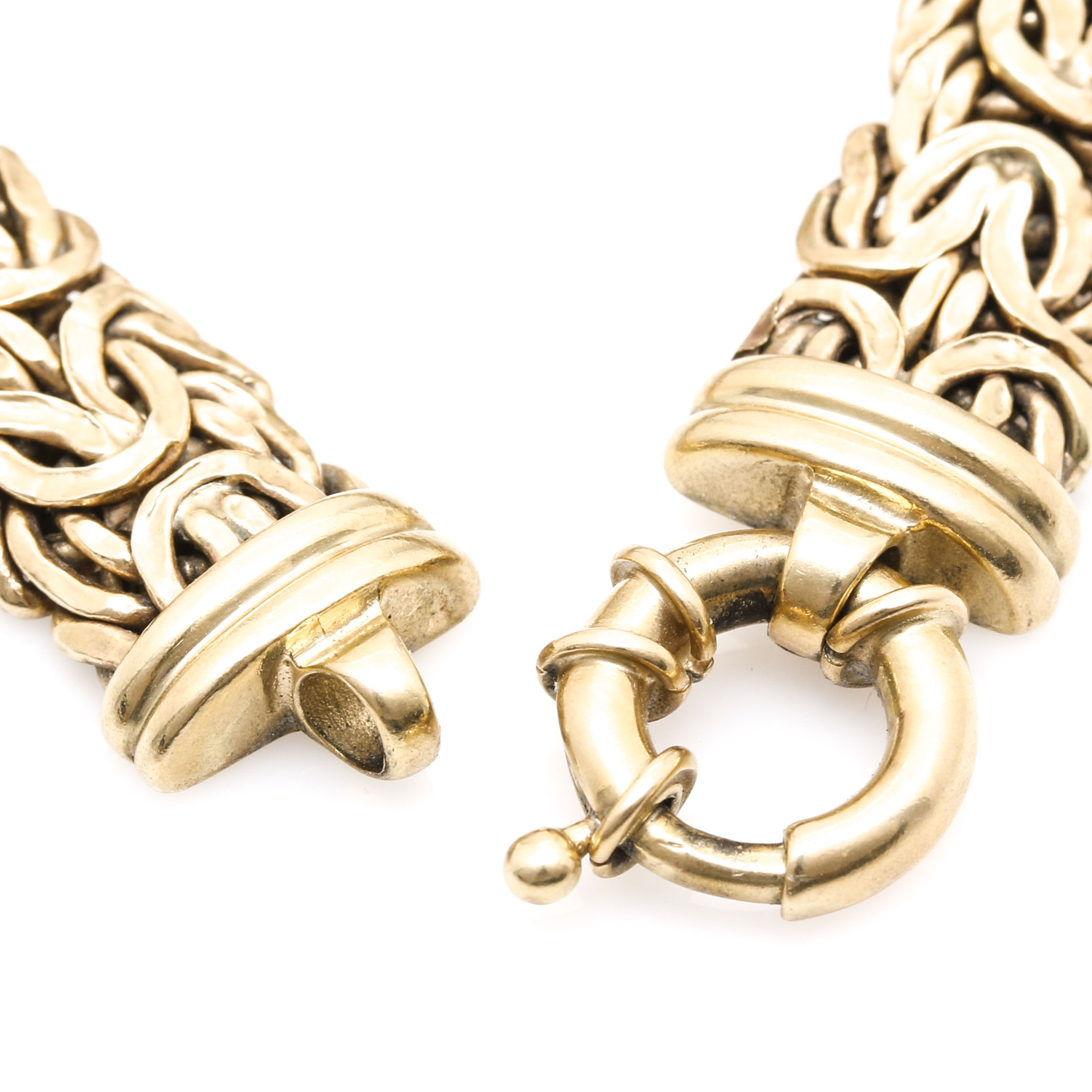 14K Yellow Gold Byzantine Bracelet