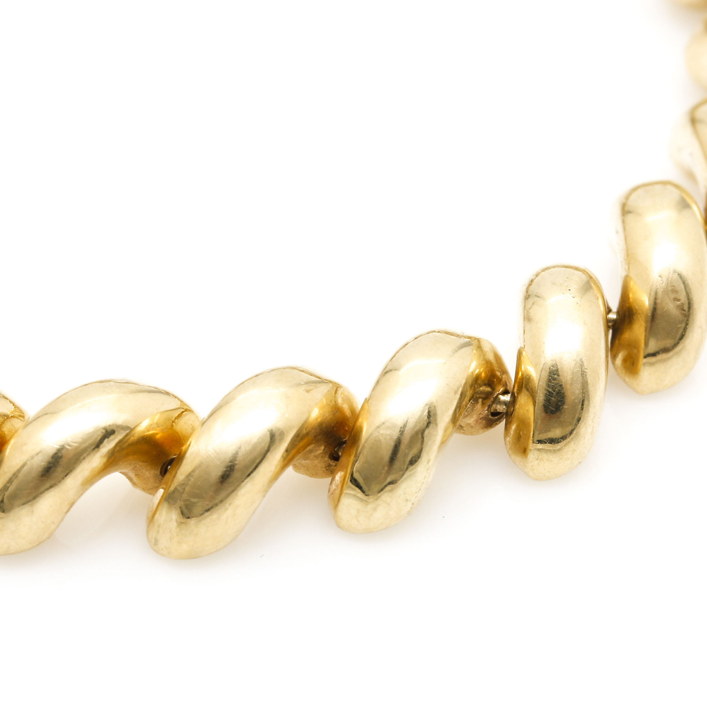 14K Yellow Gold San Marco Chain Bracelet