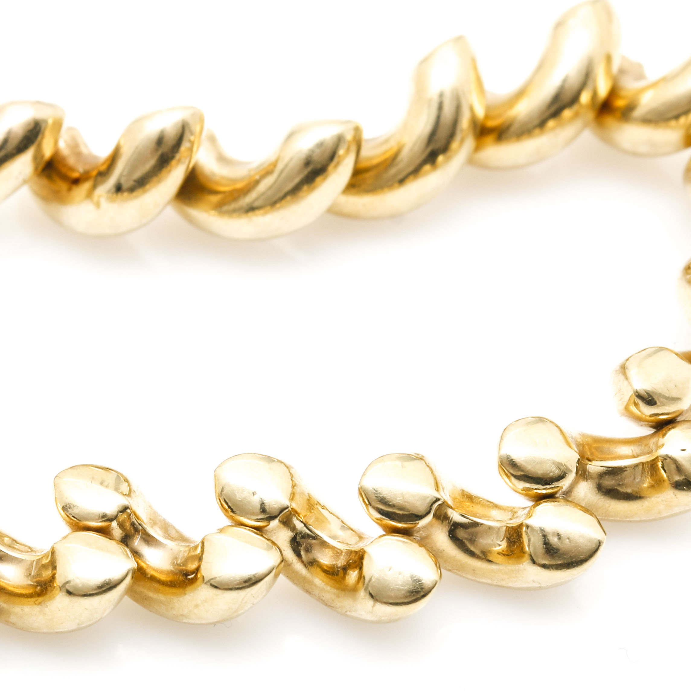 14K Yellow Gold San Marco Chain Bracelet