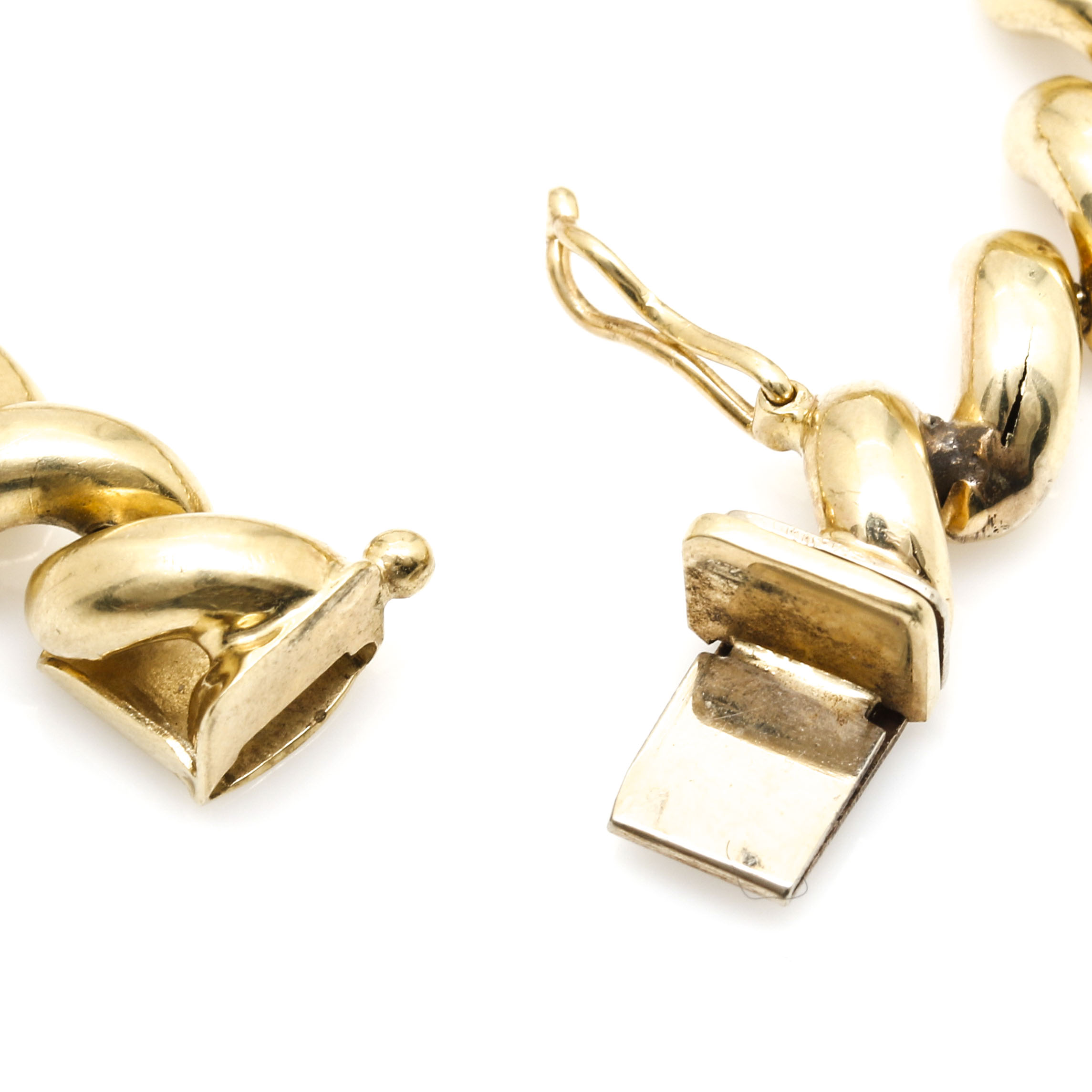 14K Yellow Gold San Marco Chain Bracelet