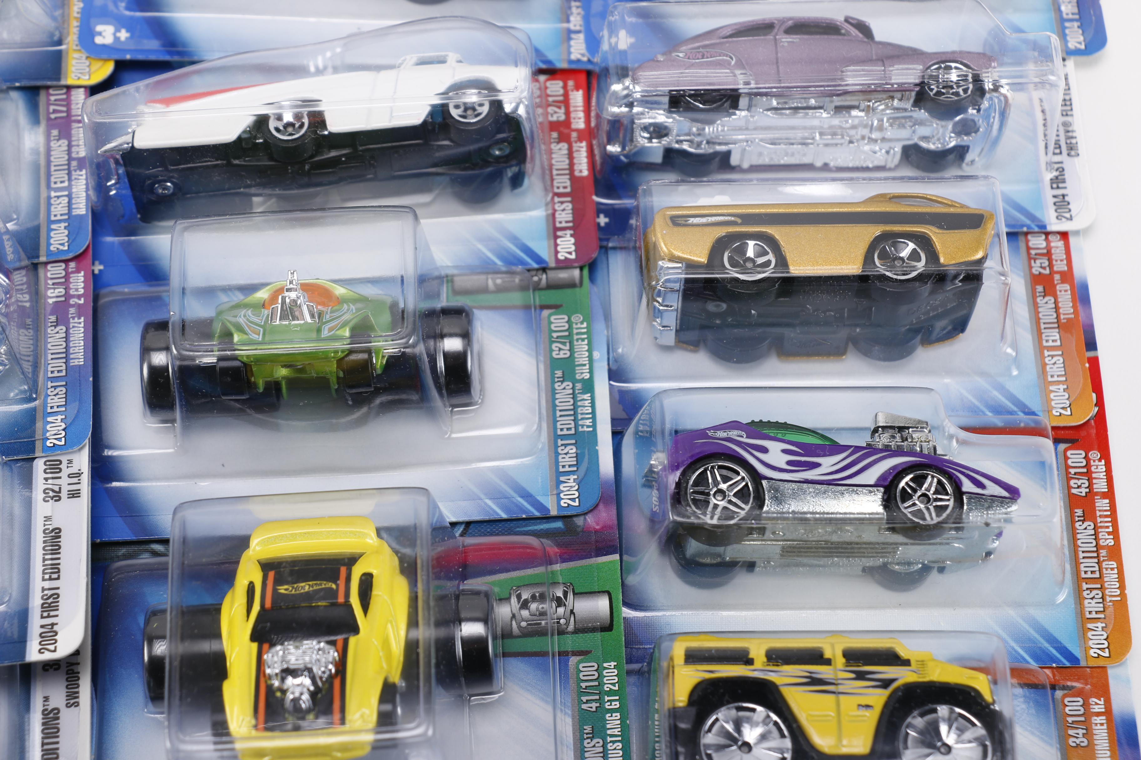 Collection of Hot Wheels Cars