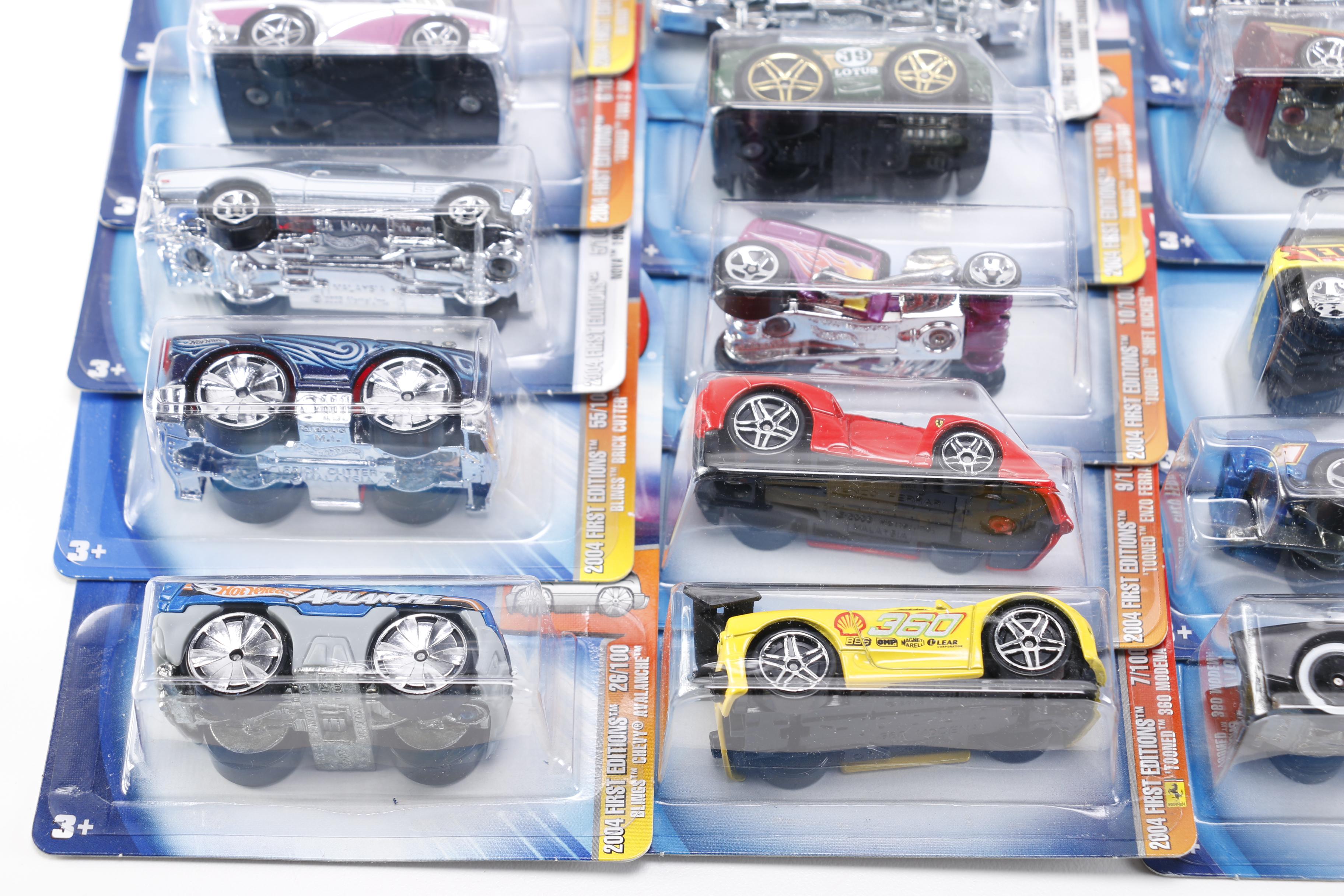 Collection of Hot Wheels Cars