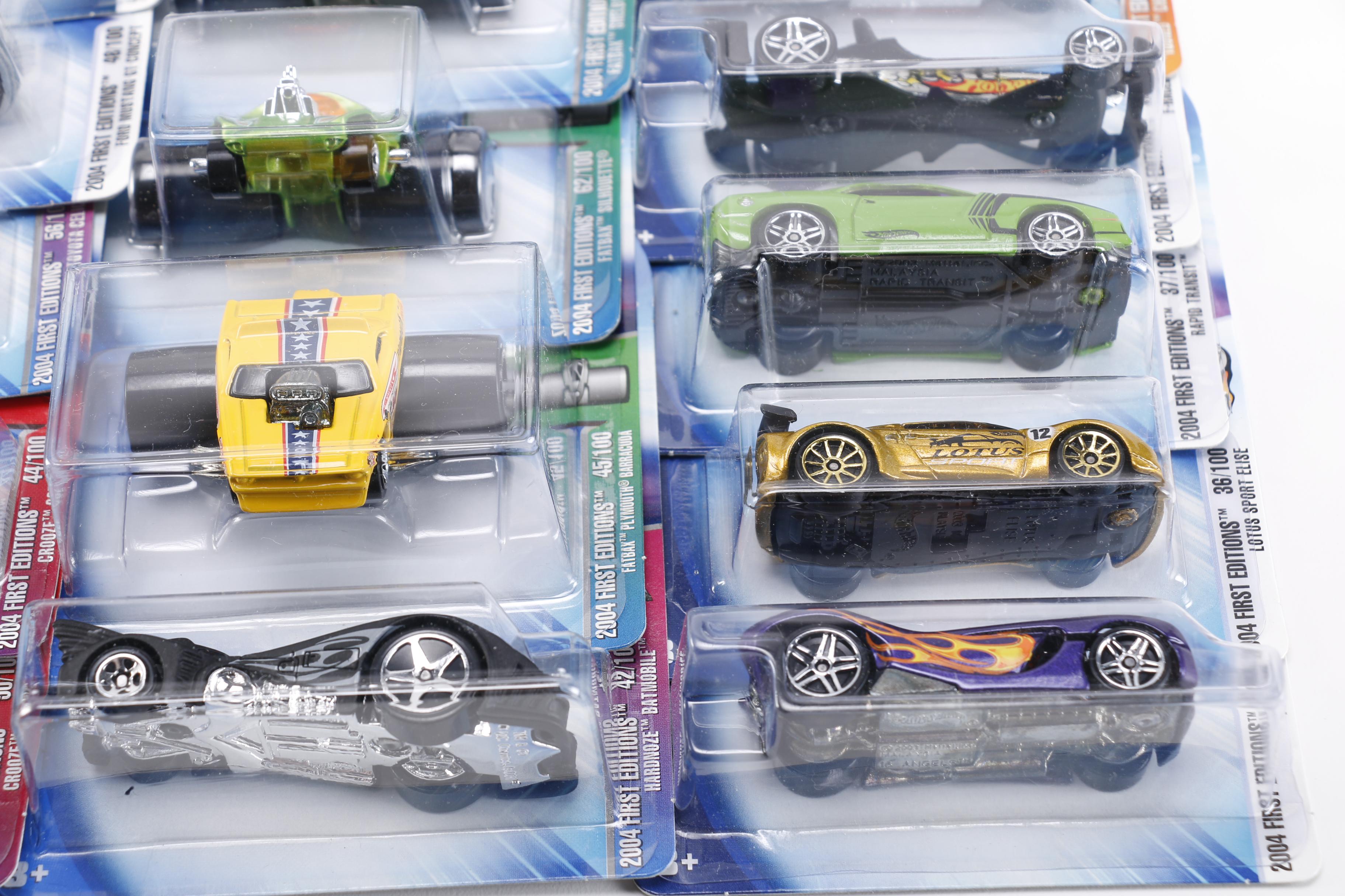 Collection of Hot Wheels Cars