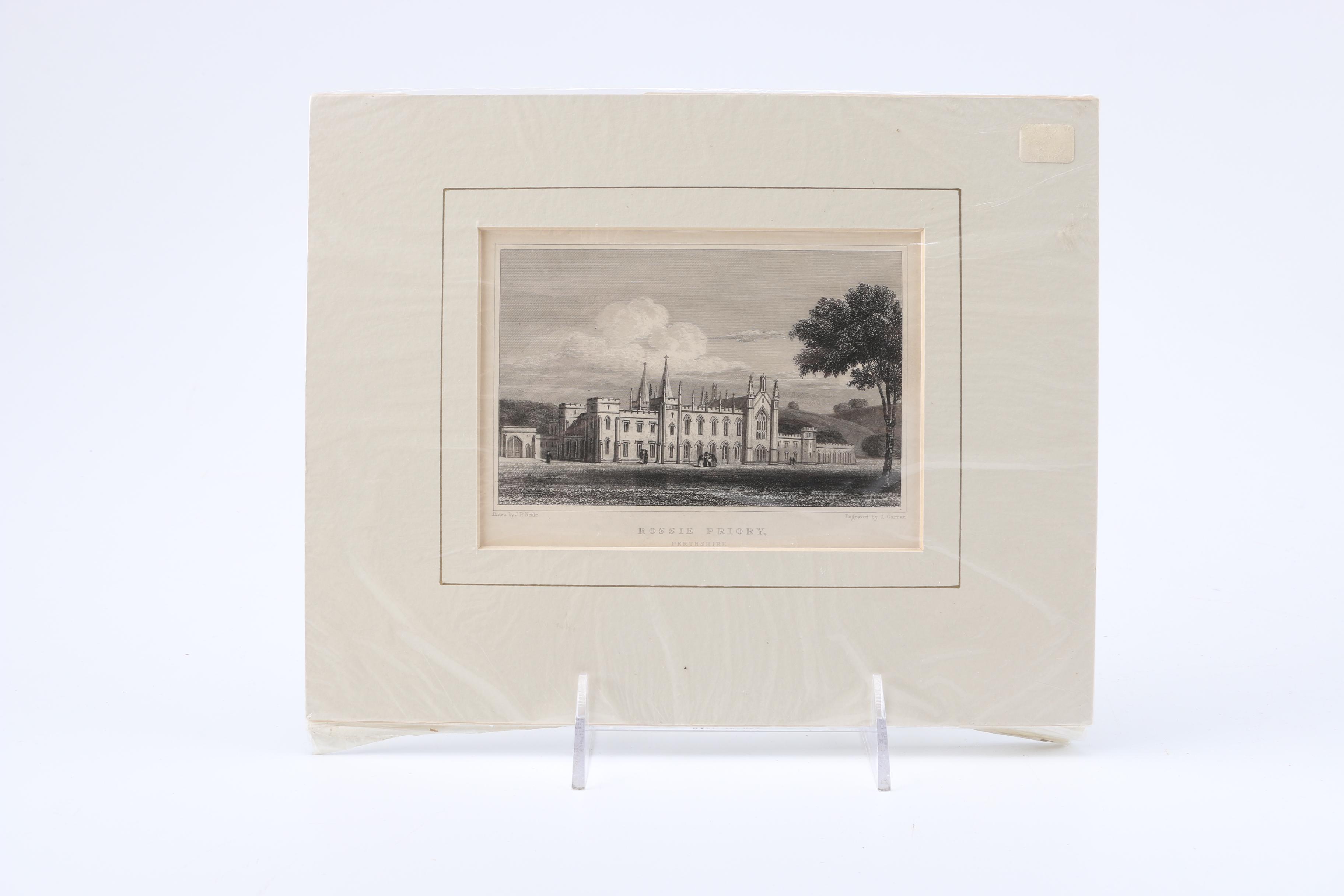 Engravings on Paper of European Architecture