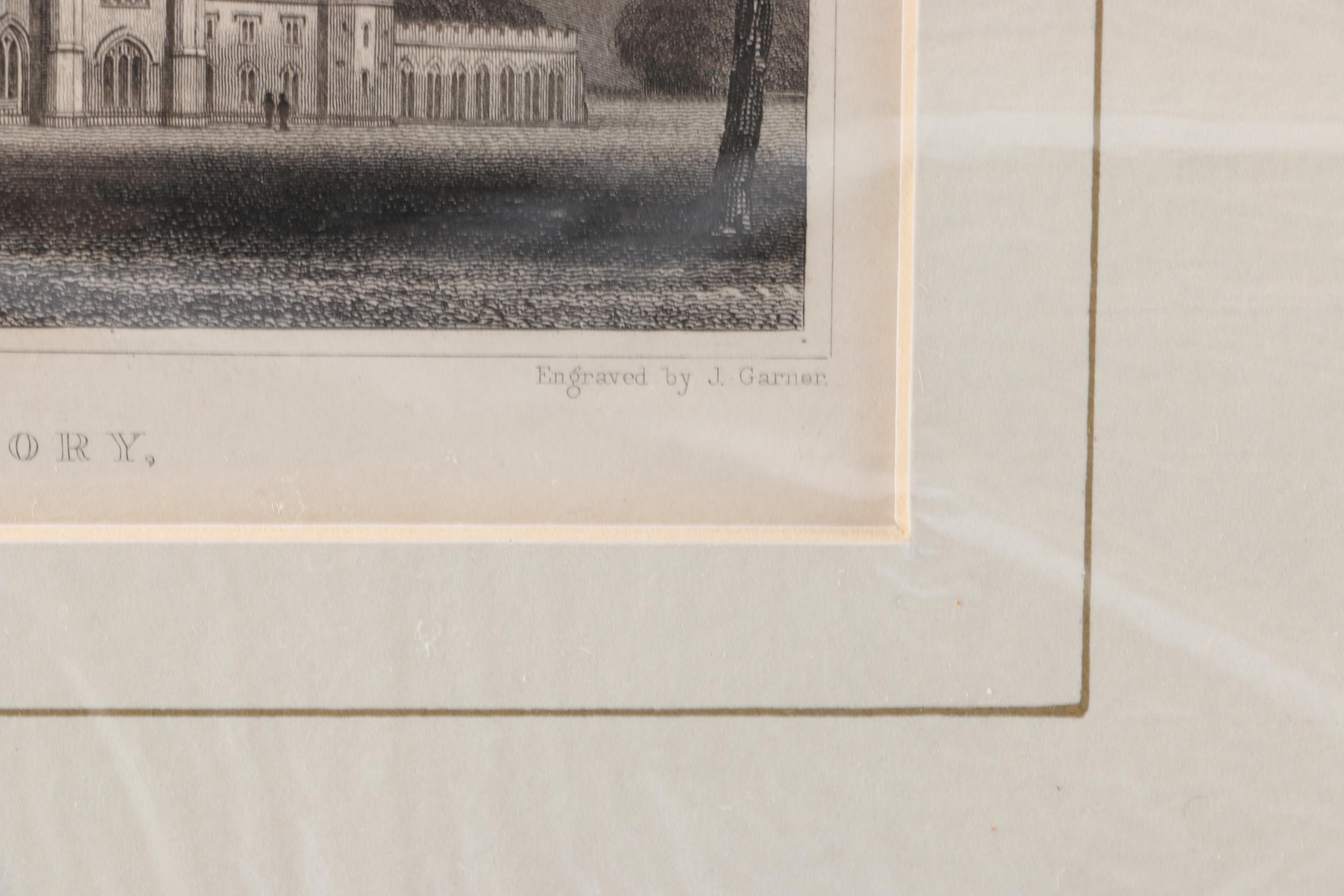 Engravings on Paper of European Architecture