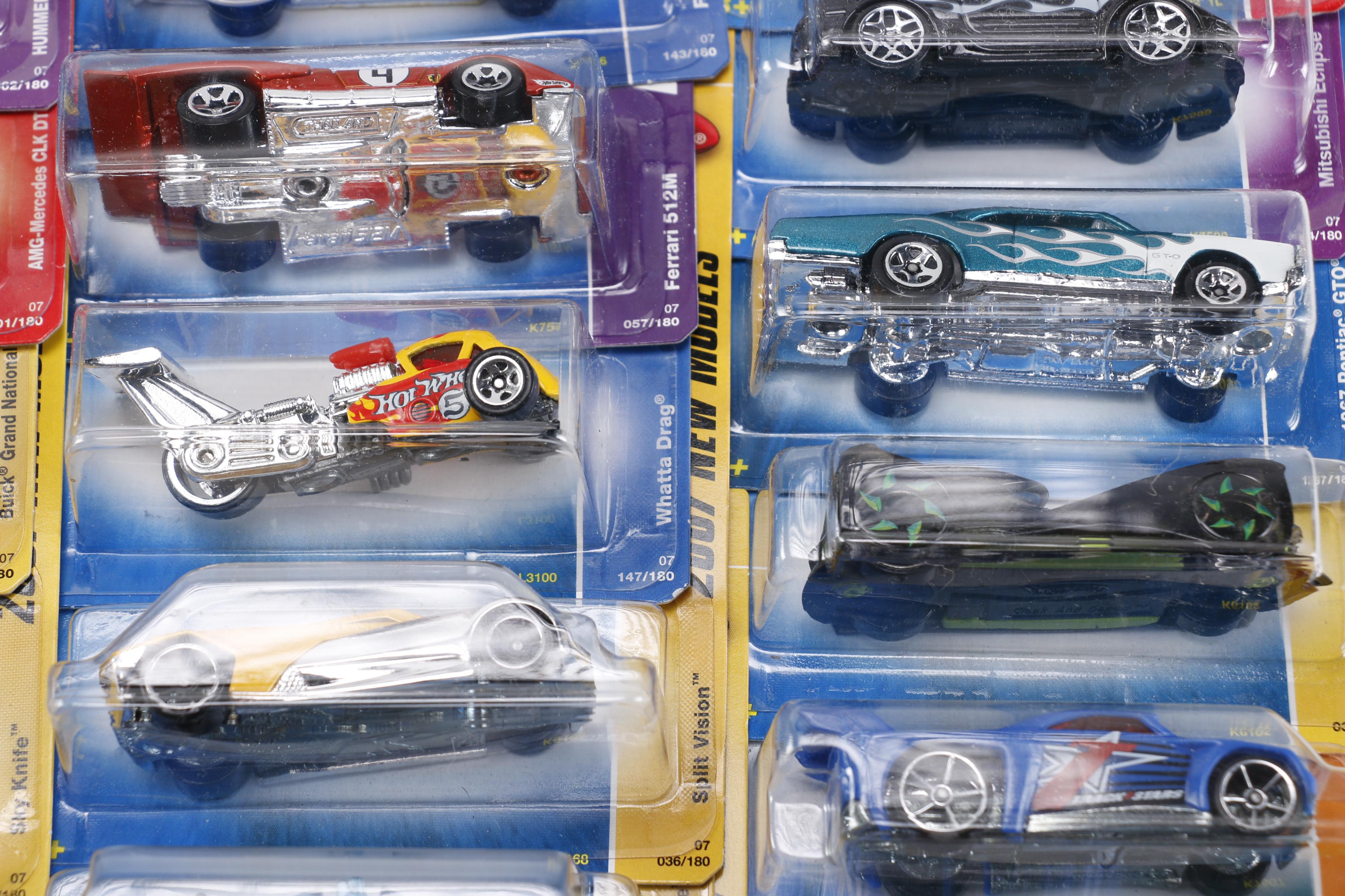 Collection of Hot Wheel Cars