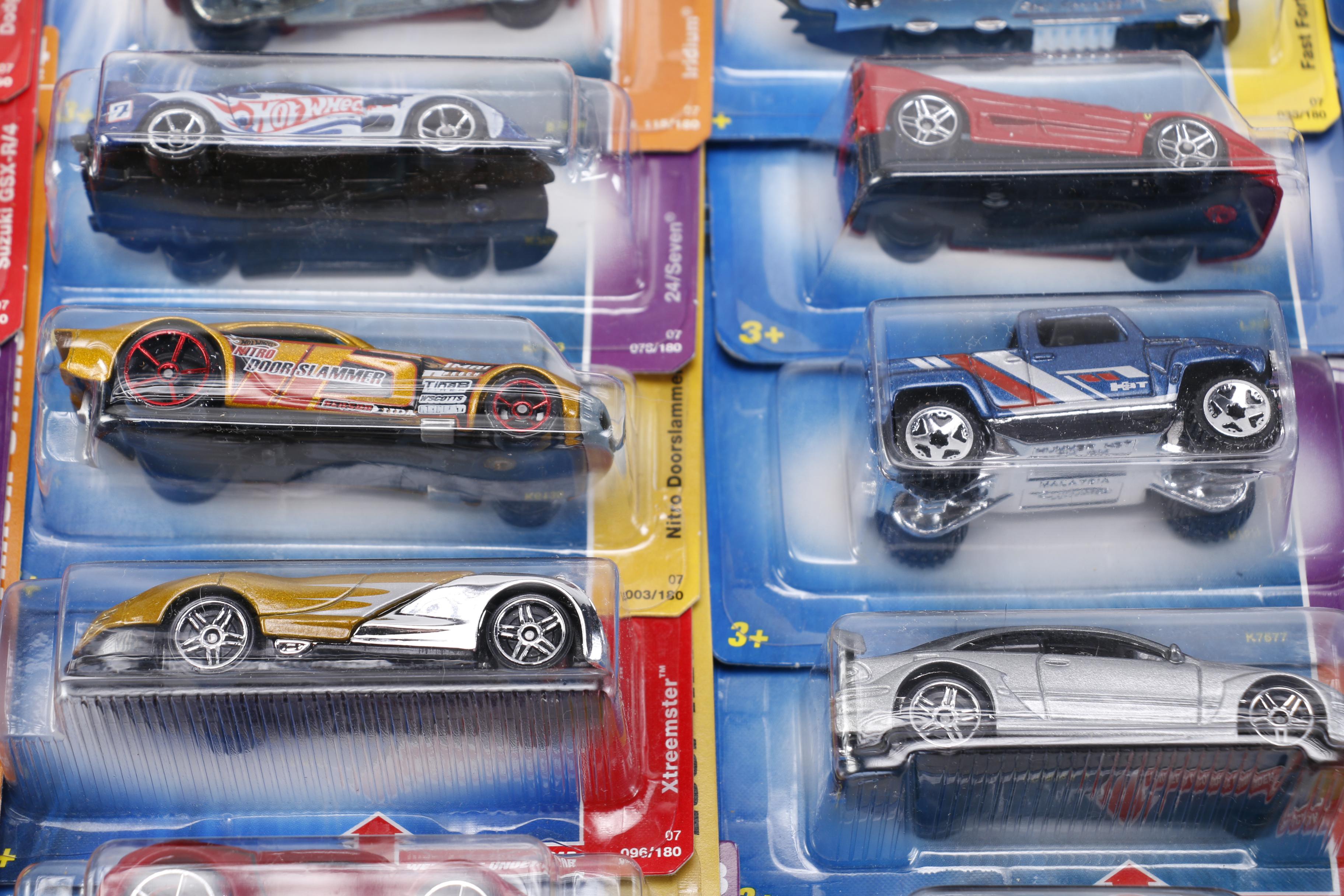 Collection of Hot Wheel Cars