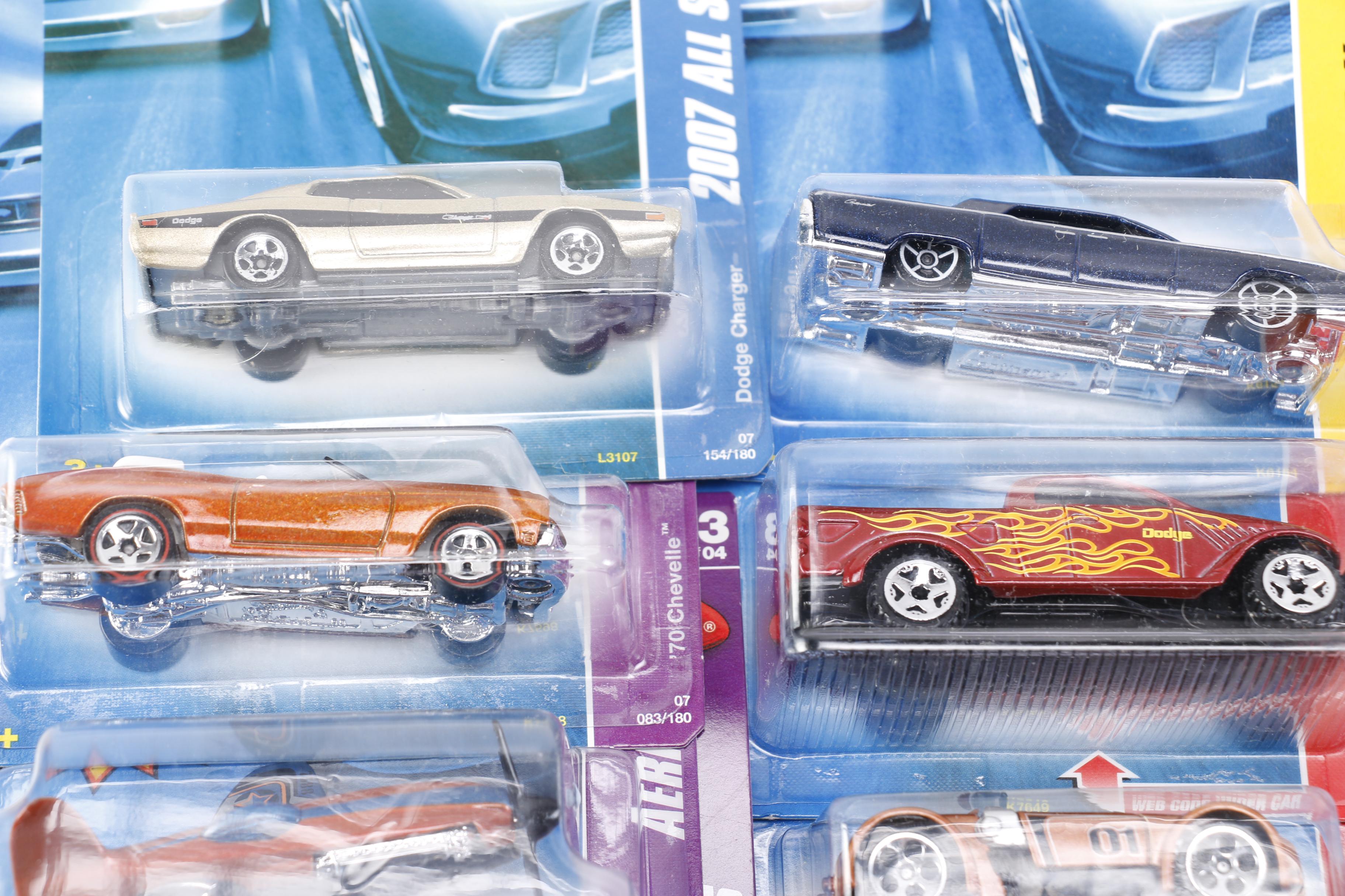 Collection of Hot Wheel Cars