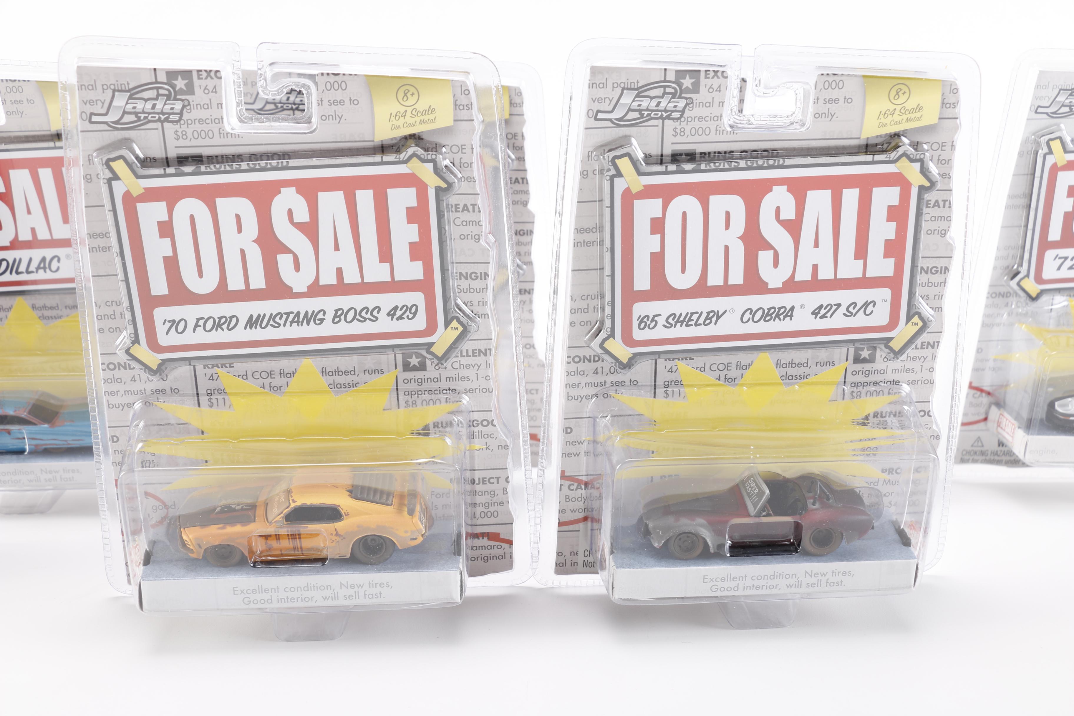 Collection of Jada Toys "For Sale" Cars