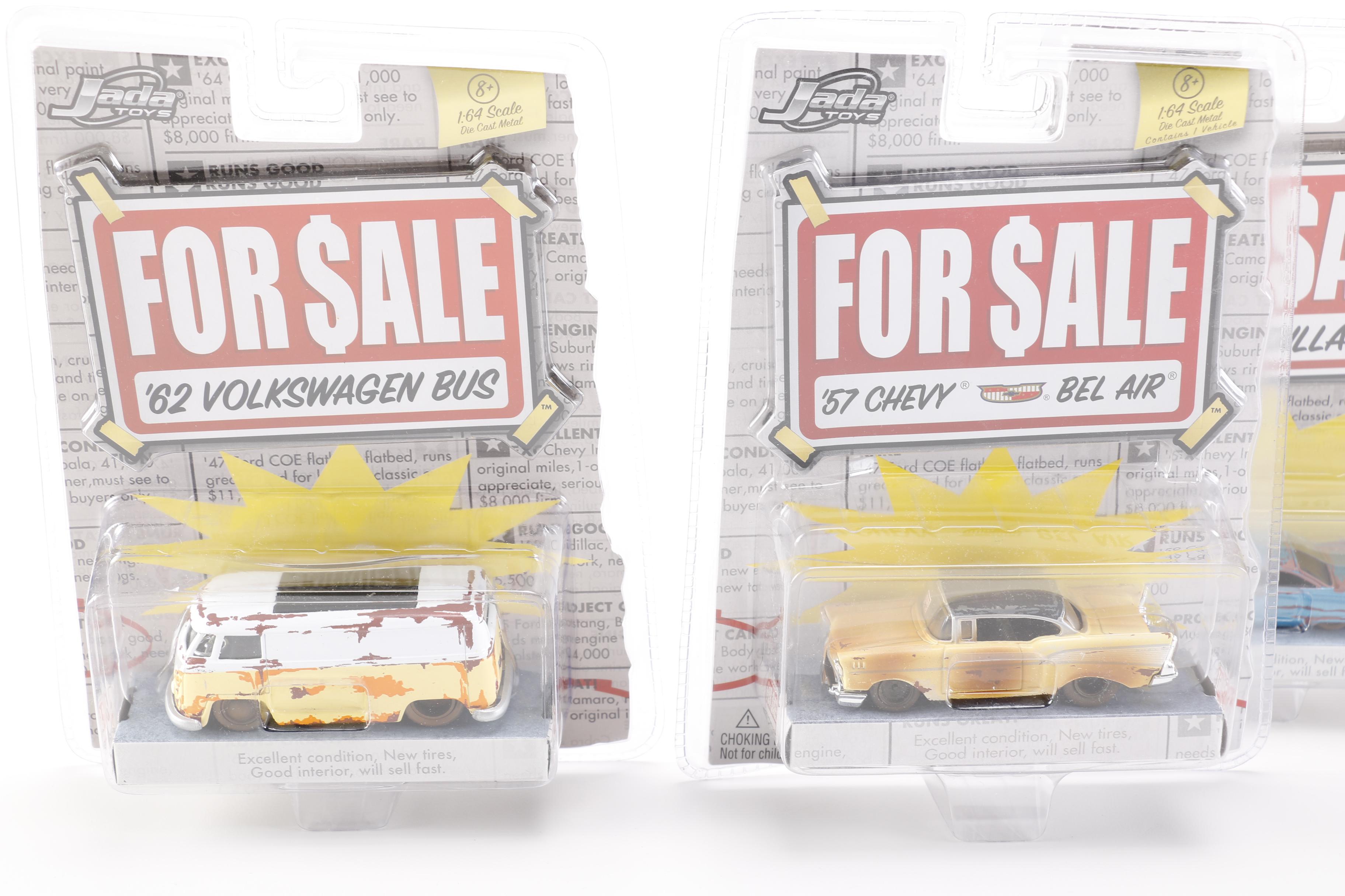 Collection of Jada Toys "For Sale" Cars