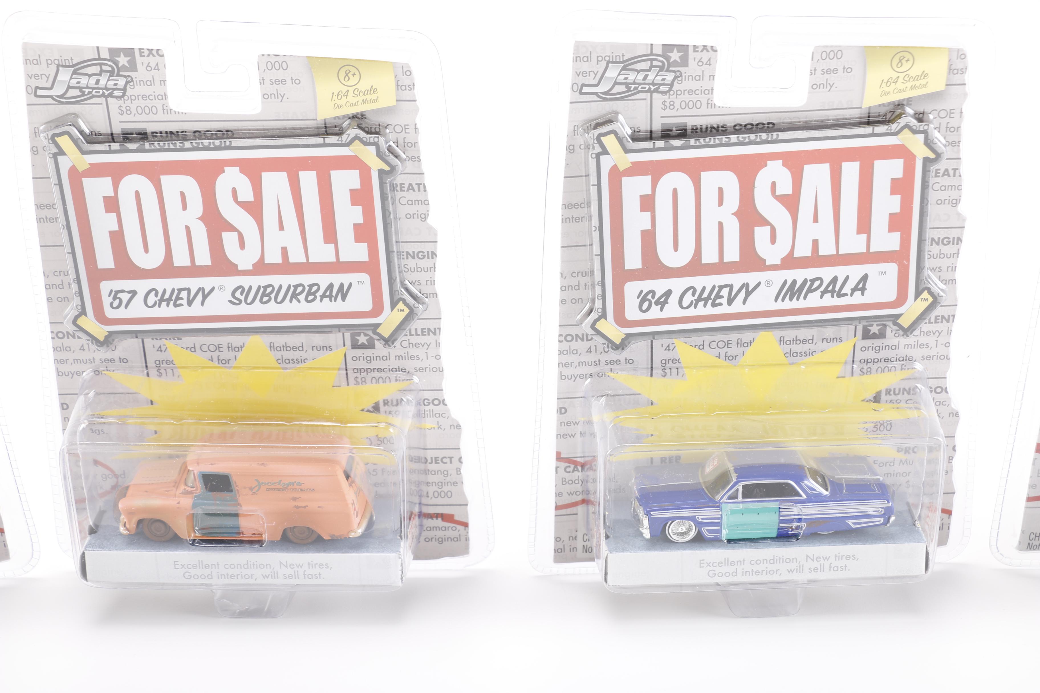 Collection of Jada Toys "For Sale" Cars