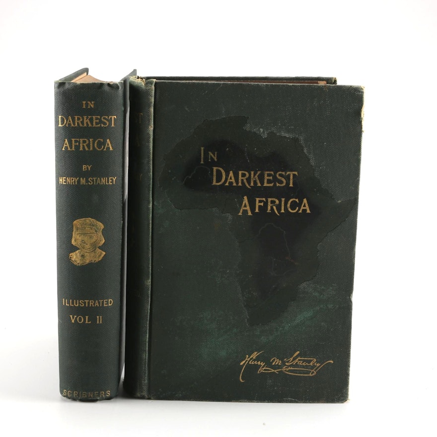 1891 Henry M. Stanley "In Darkest Africa" in Two Volumes