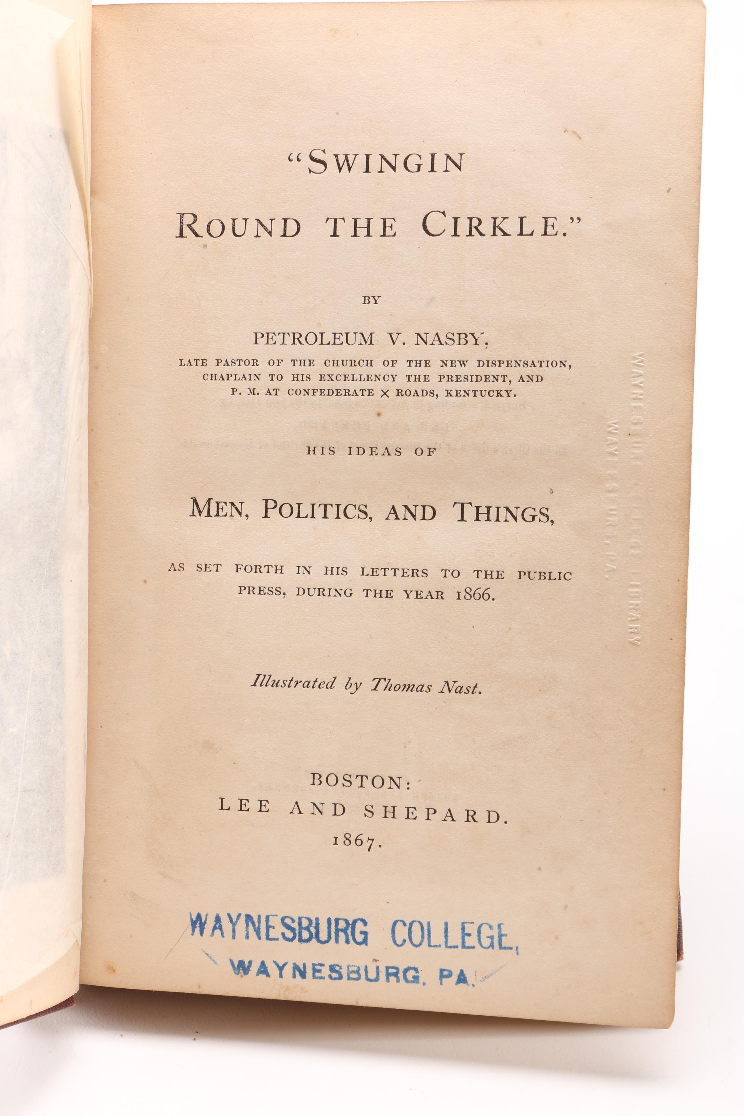 Antique Books Including 1850 "Harvest Gleanings, A Holiday Book"