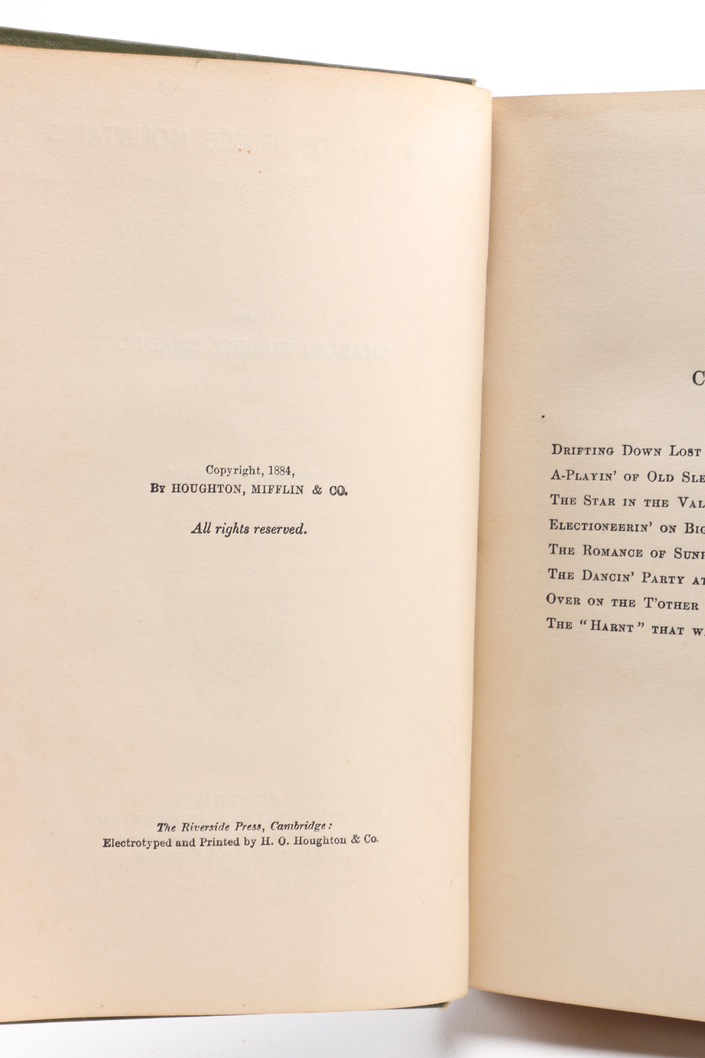 Antique Books Including 1850 "Harvest Gleanings, A Holiday Book"