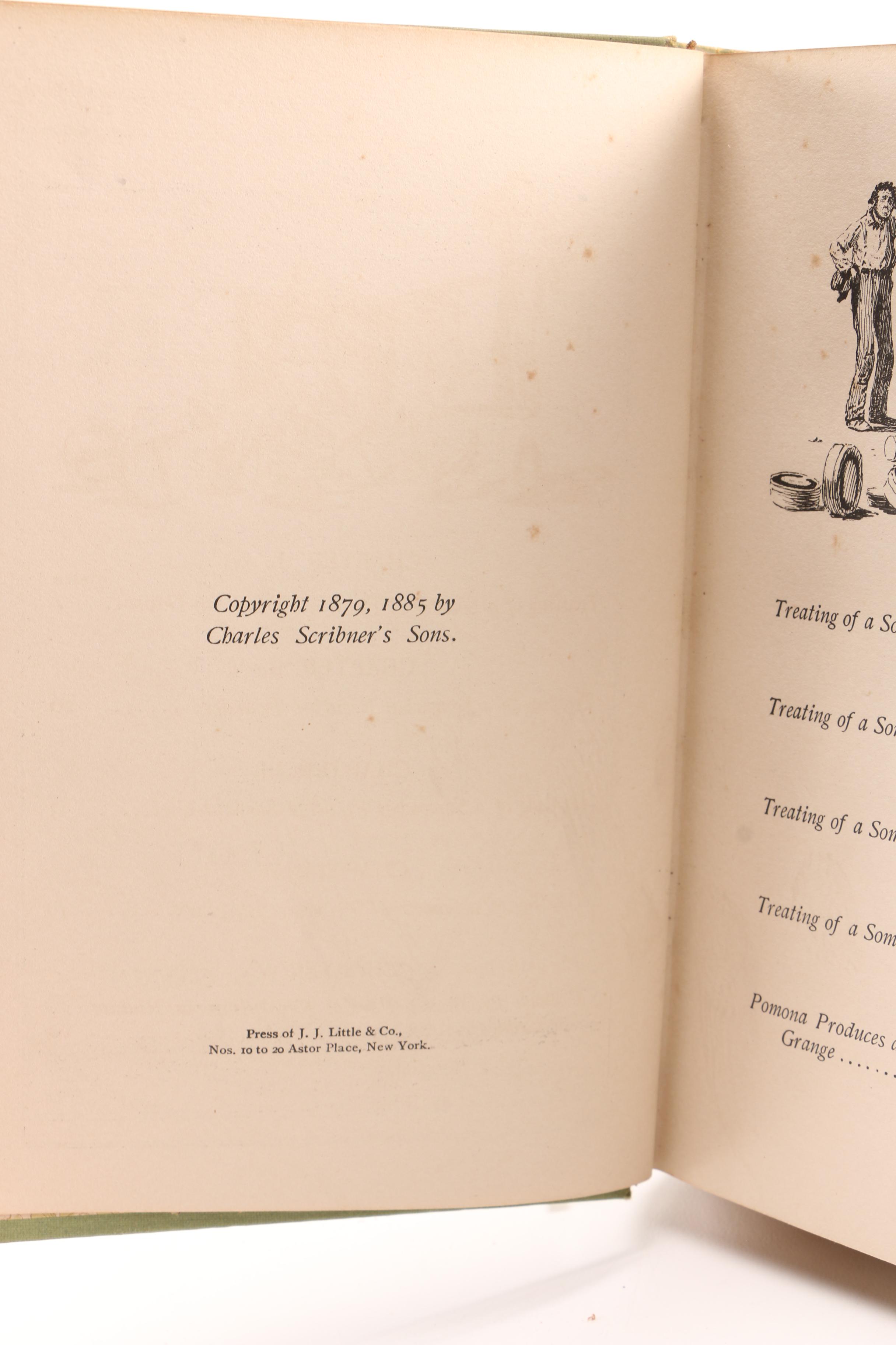 Antique Books Including 1850 "Harvest Gleanings, A Holiday Book"