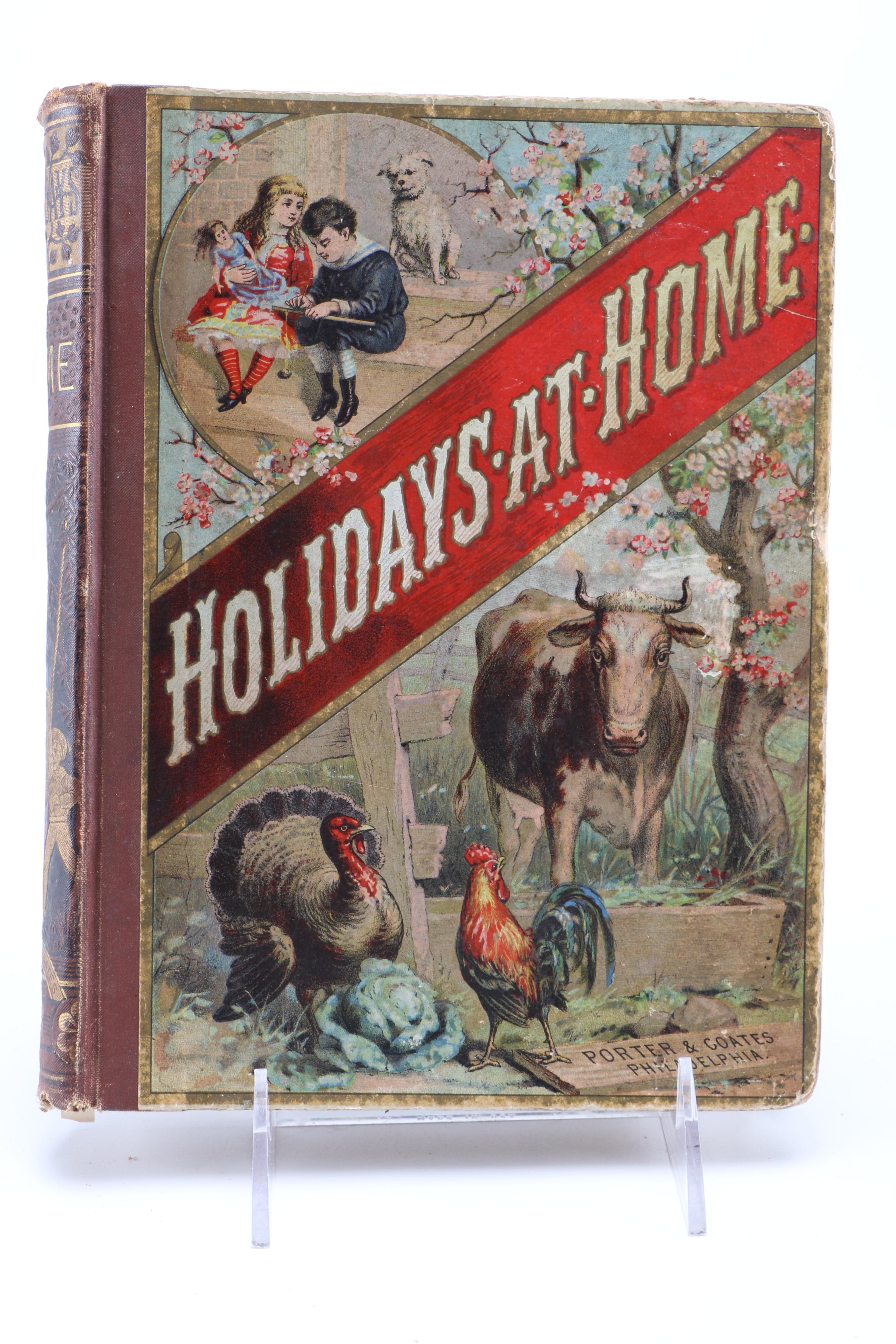 Antique Books Including 1850 "Harvest Gleanings, A Holiday Book"