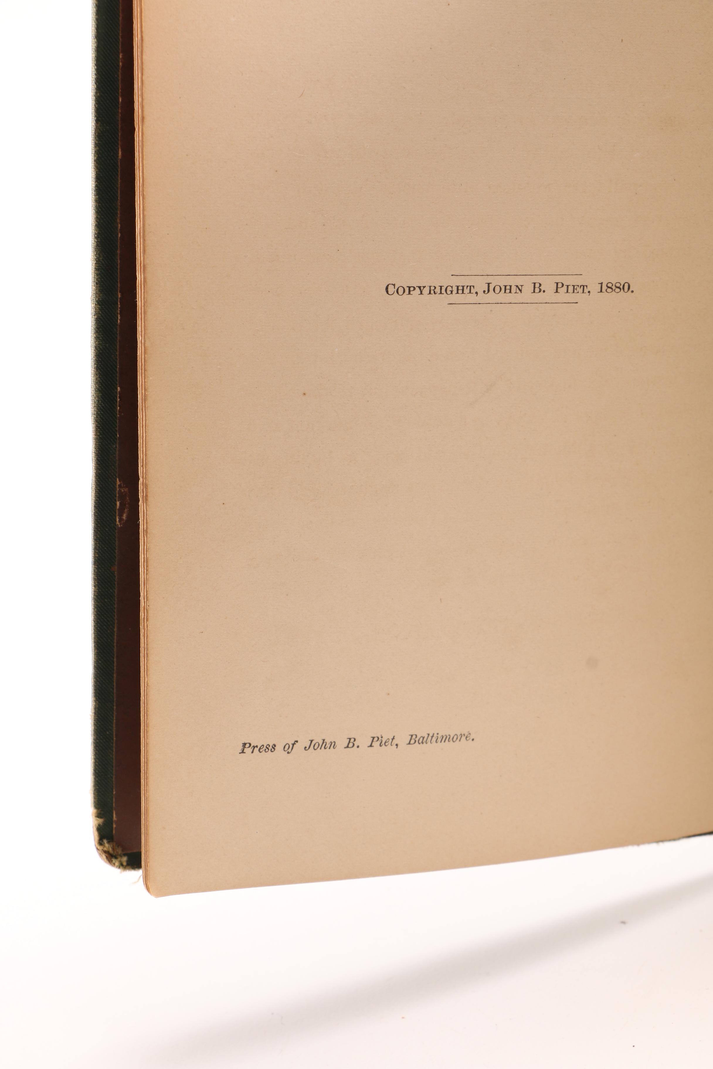 Antique Books Including 1850 "Harvest Gleanings, A Holiday Book"