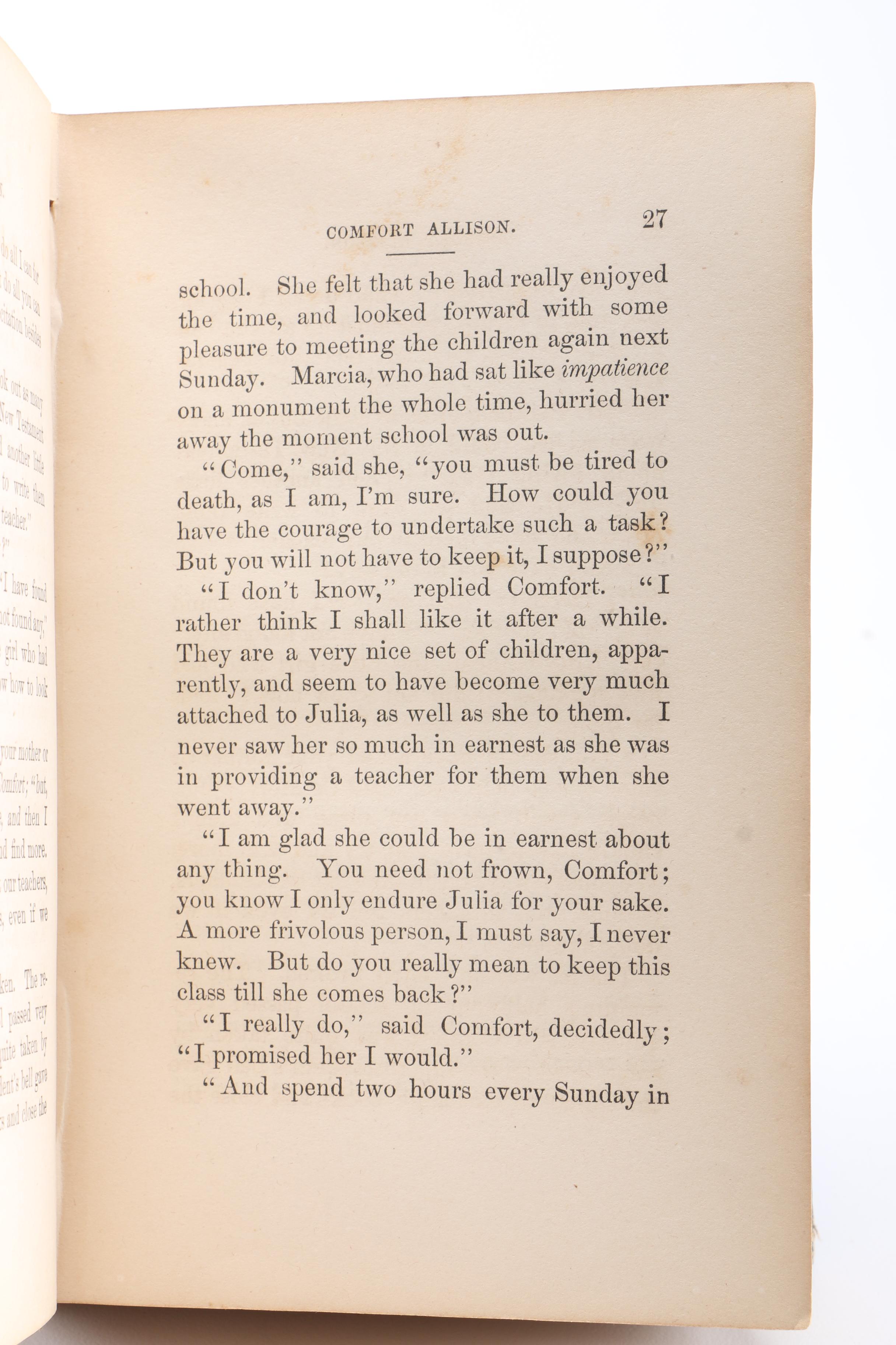 Antique Books Including 1850 "Harvest Gleanings, A Holiday Book"