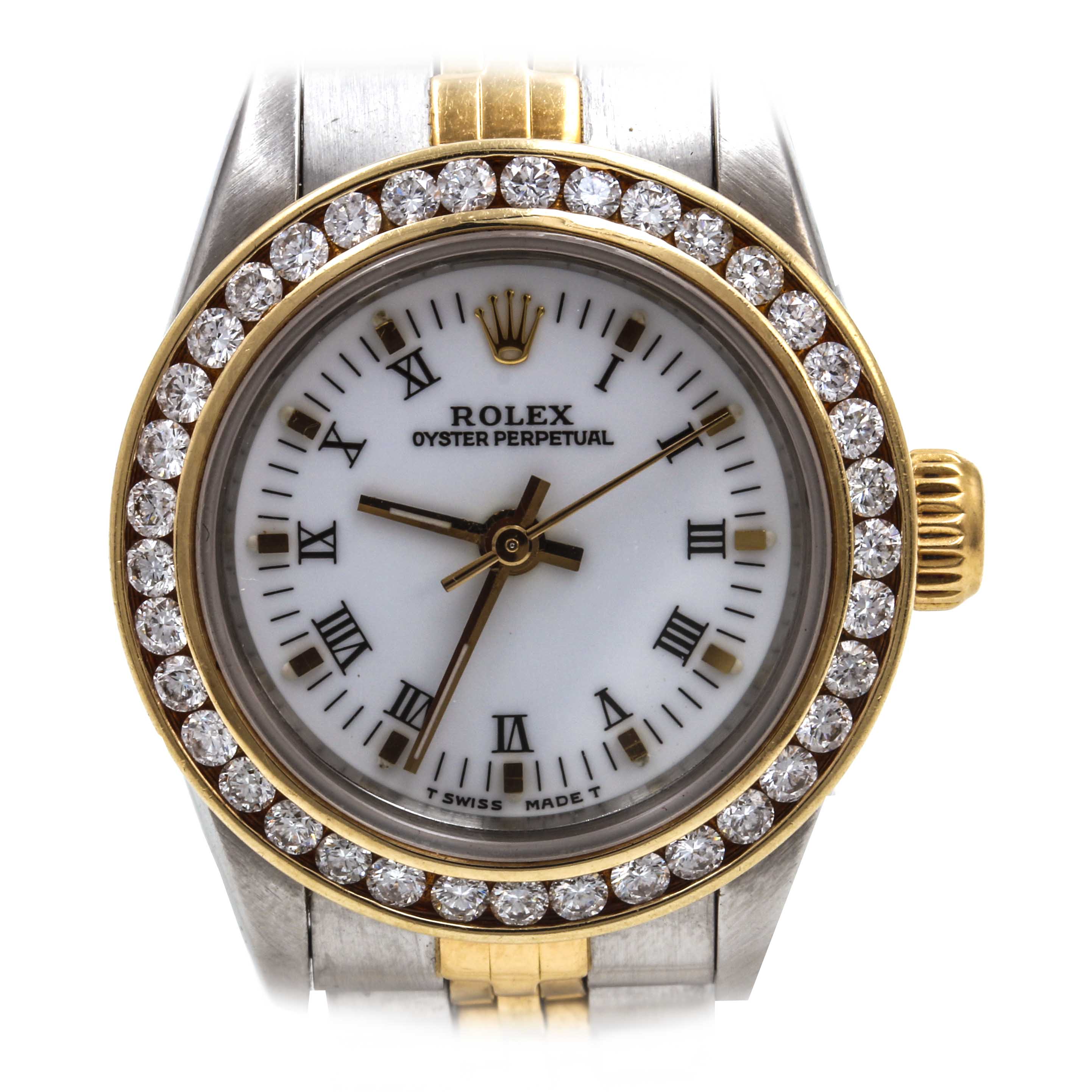 18K Yellow Gold and Stainless Steel Rolex Watch