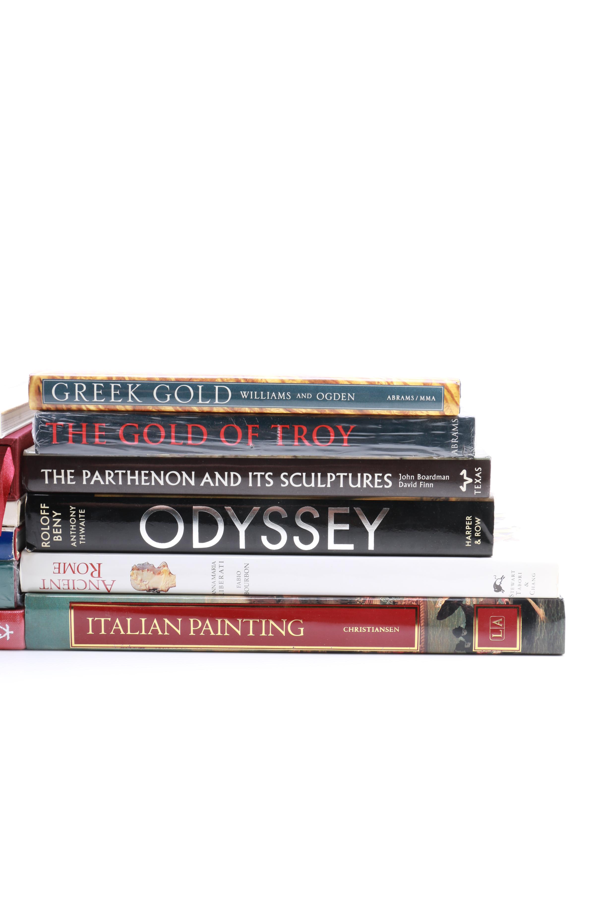 Mediterranean Art Books Including Limited Edition Reproduction "Grimani Breviary"