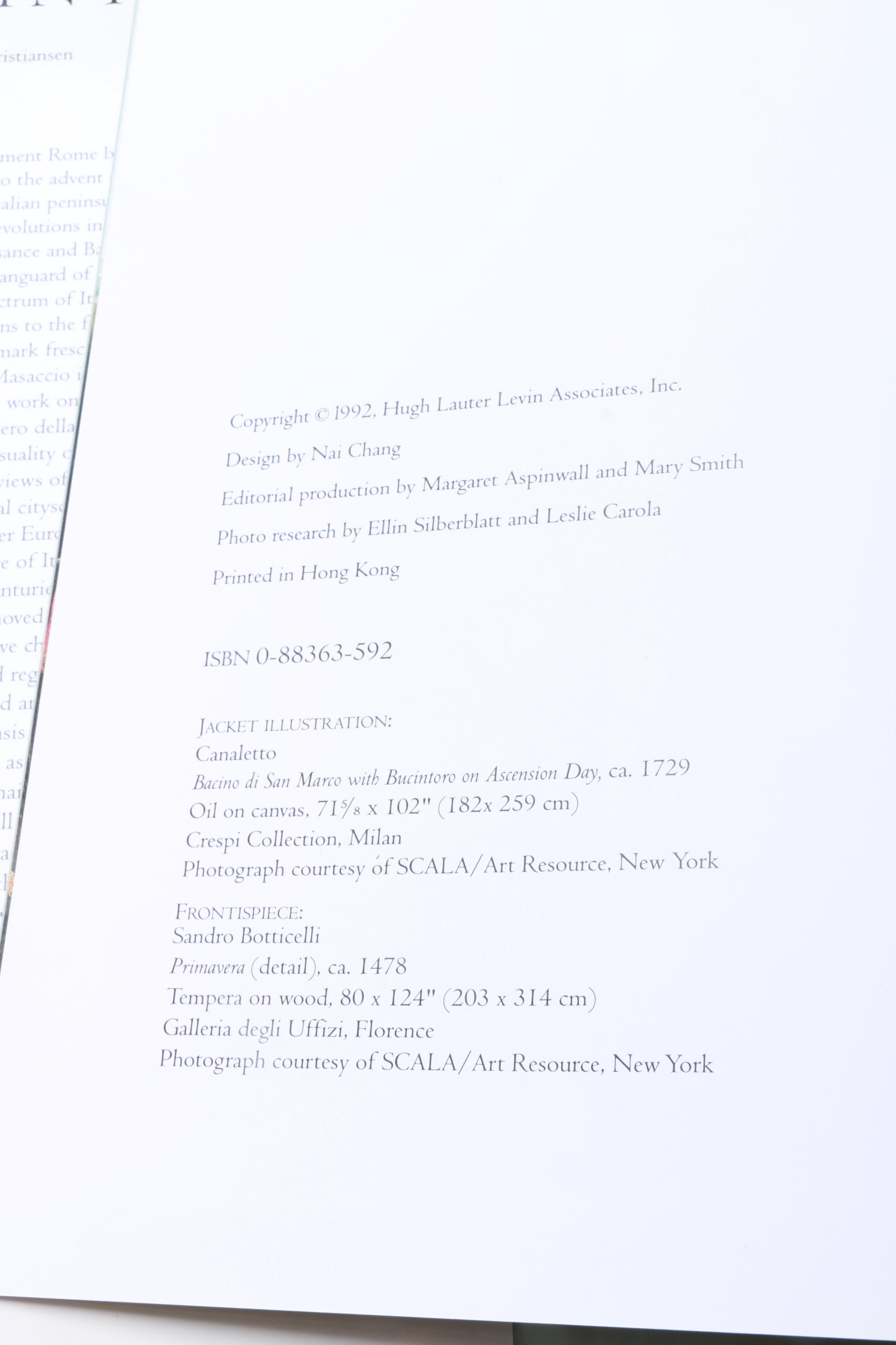 Mediterranean Art Books Including Limited Edition Reproduction "Grimani Breviary"