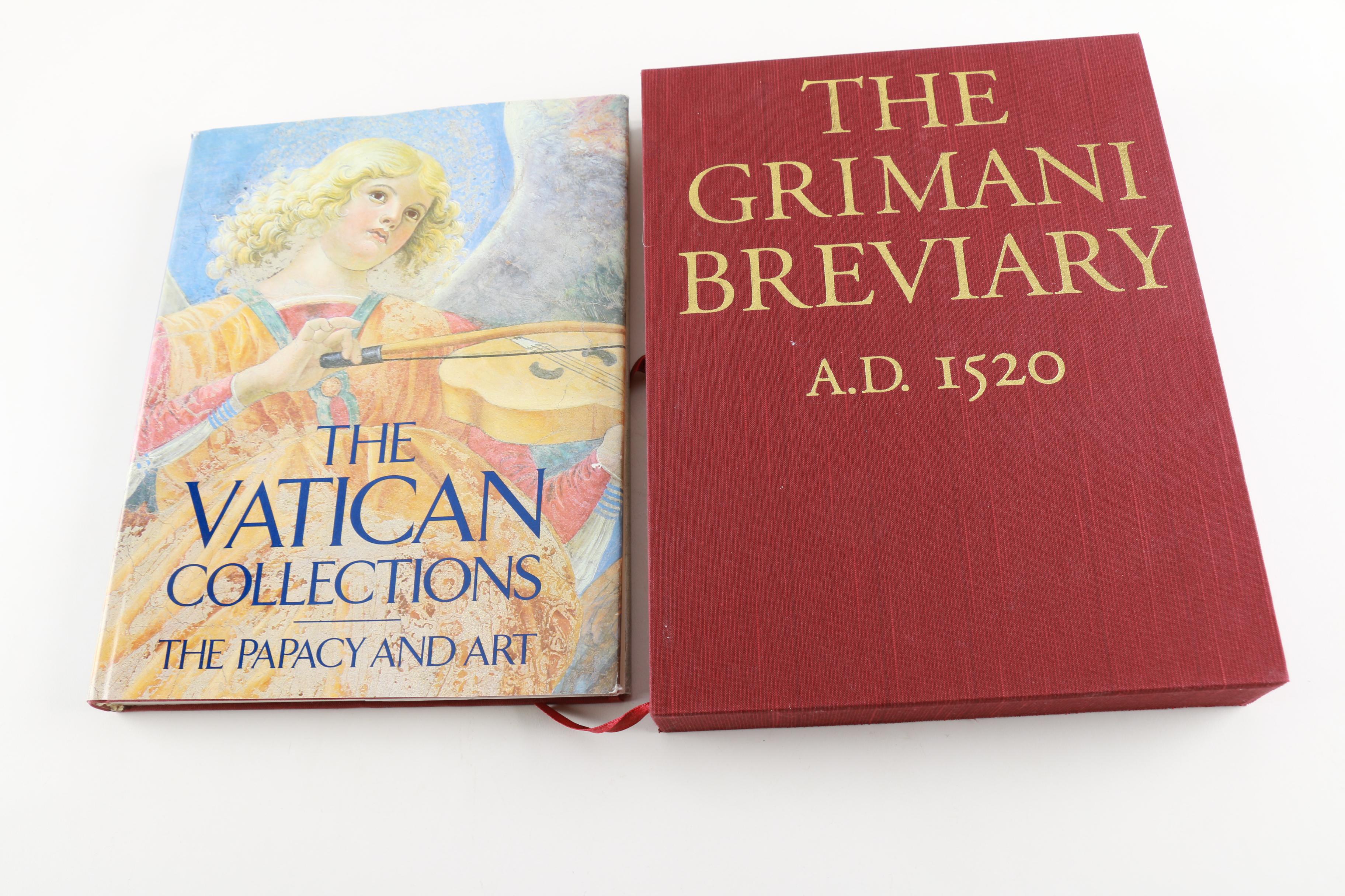 Mediterranean Art Books Including Limited Edition Reproduction "Grimani Breviary"