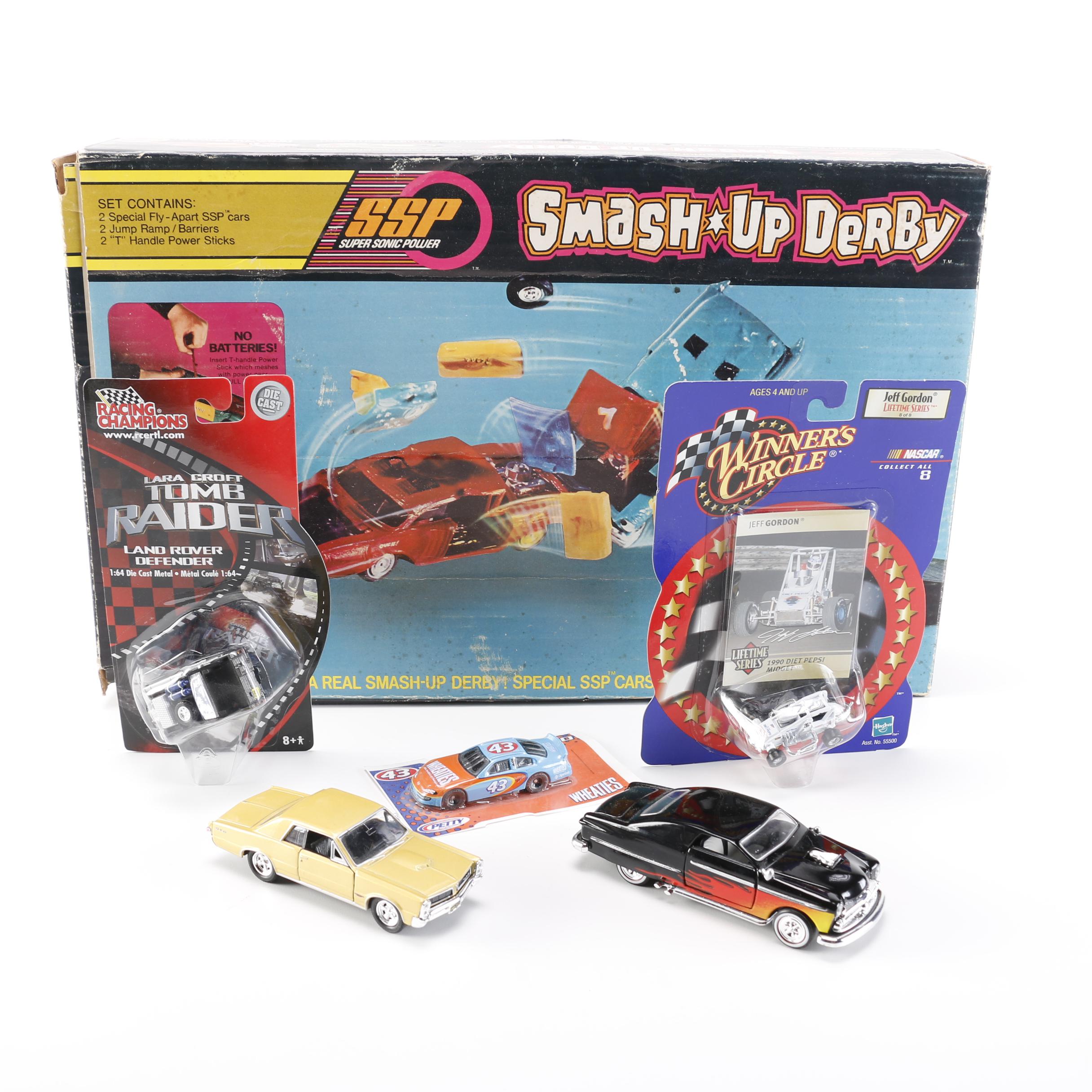 Smash-Up Derby Game With Assorted Toy Cars