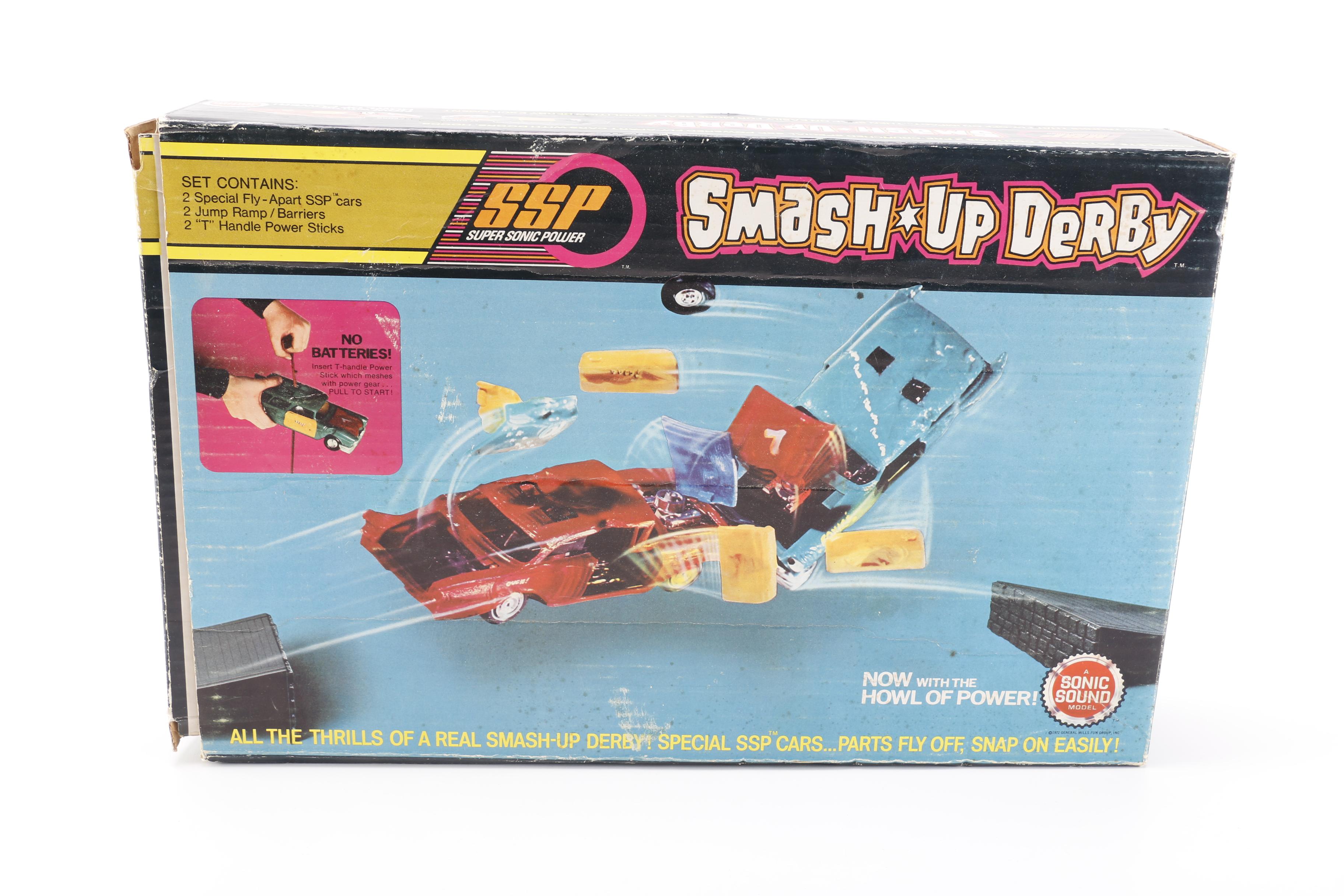 Smash-Up Derby Game With Assorted Toy Cars