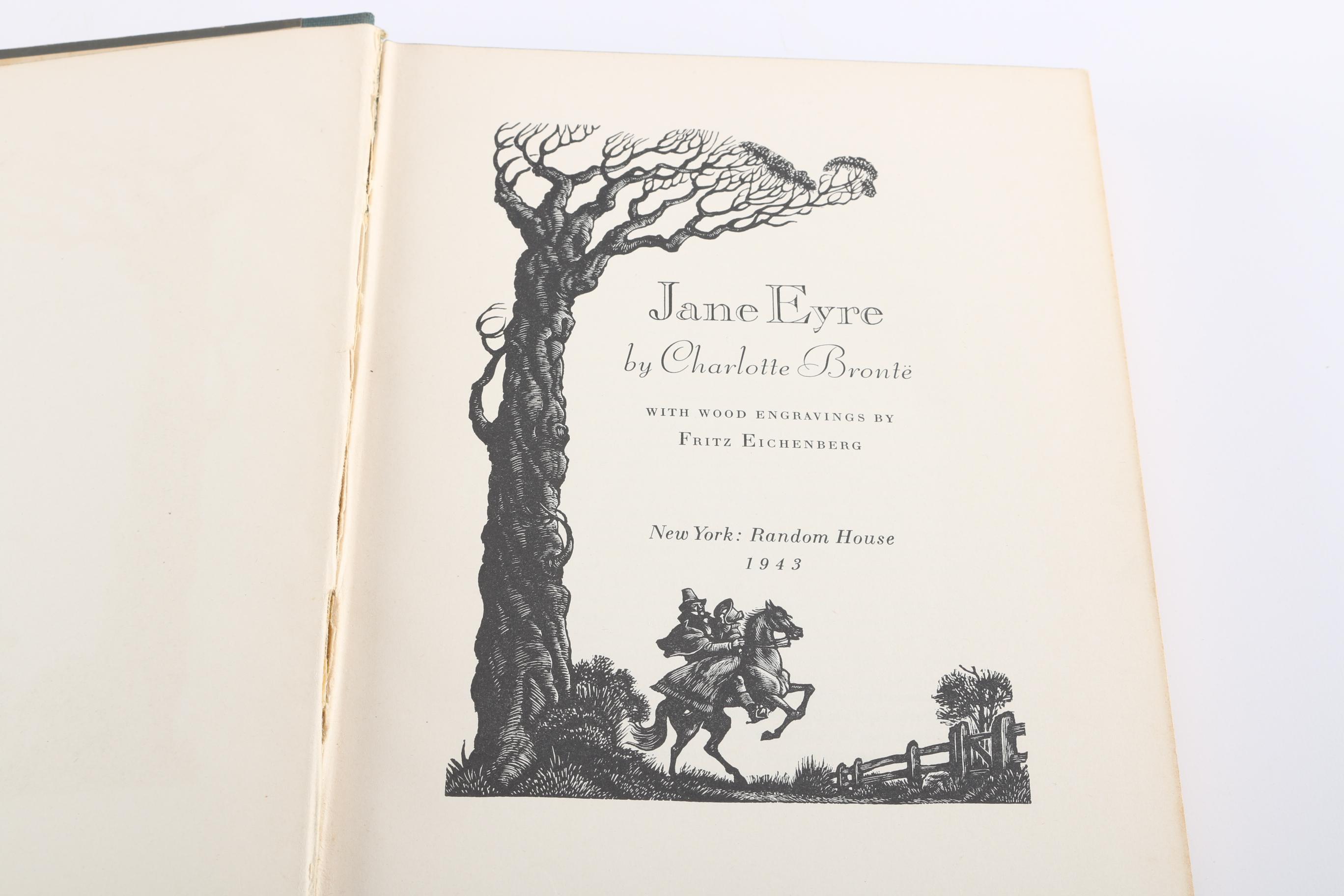 1943 "Jane Eyre" by Charlotte Brontë with Engravings by Fritz Eichenberg