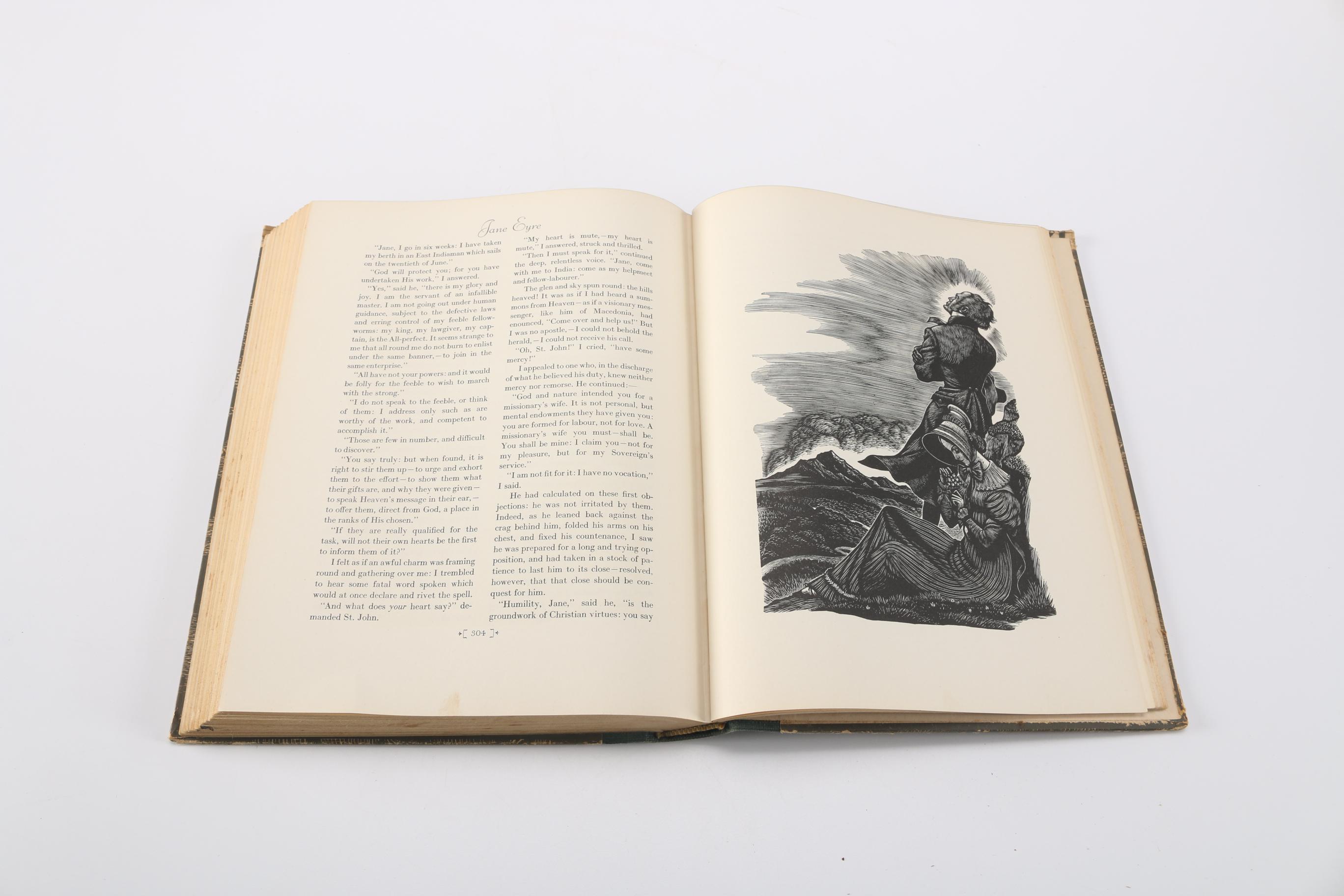 1943 "Jane Eyre" by Charlotte Brontë with Engravings by Fritz Eichenberg